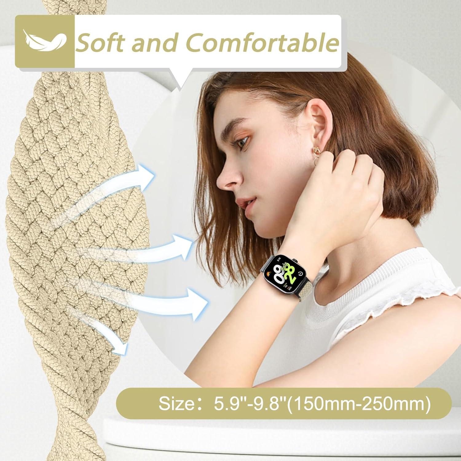 Correas de Nylon Trenzado WNIPH para Xiaomi Redmi Watch 5/4