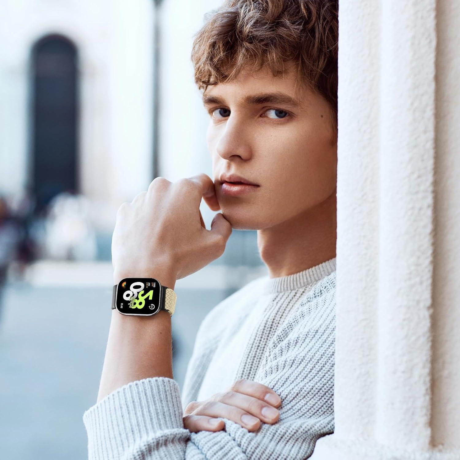 Correas de Nylon Trenzado WNIPH para Xiaomi Redmi Watch 5/4