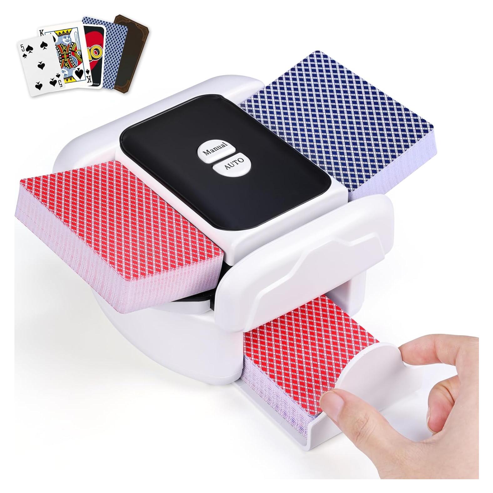 Barajador de Cartas Automático Holiky 2 Barajas Recargable