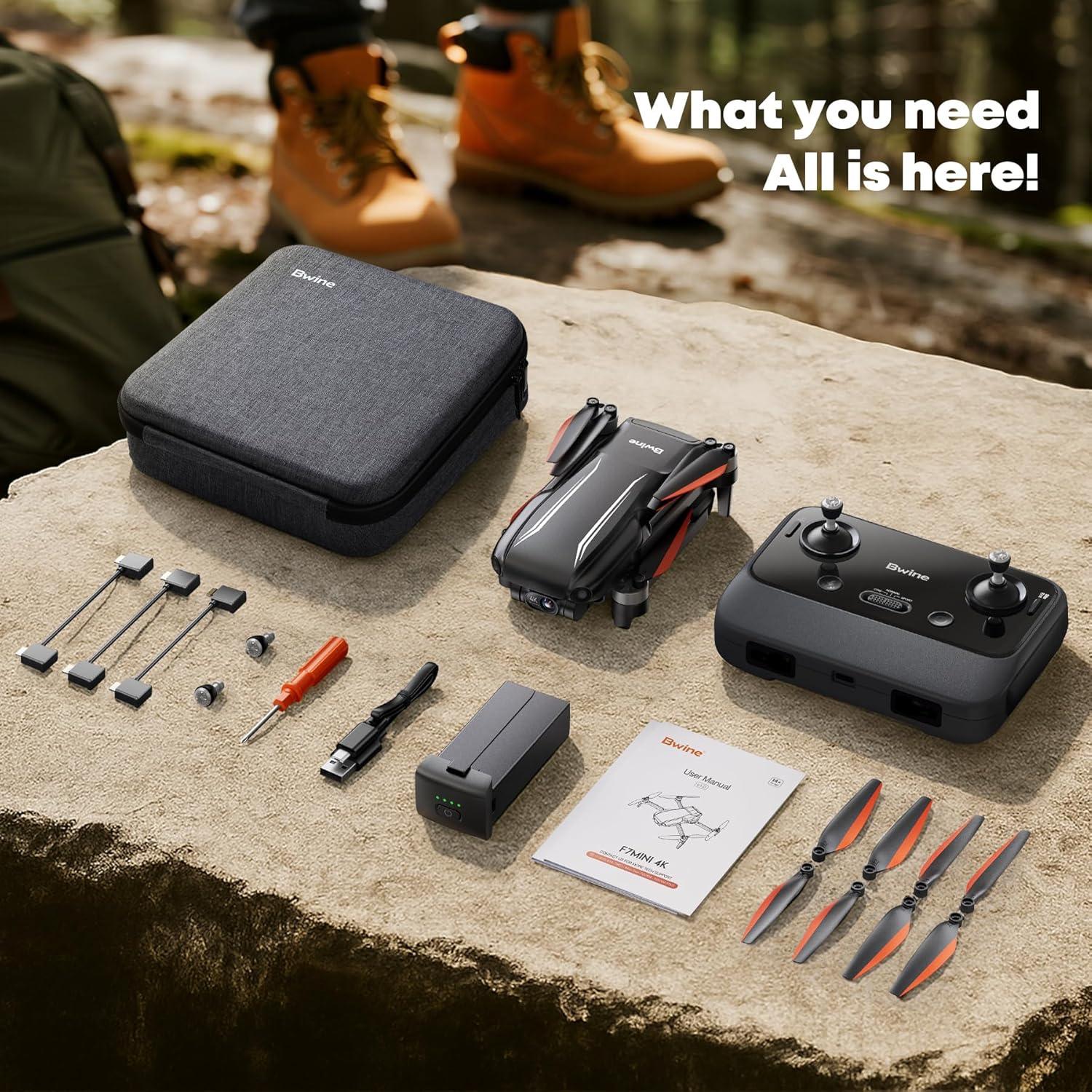 Dron Bwine F7MINI 8K con Gimbal 3 Ejes y GPS - 248g