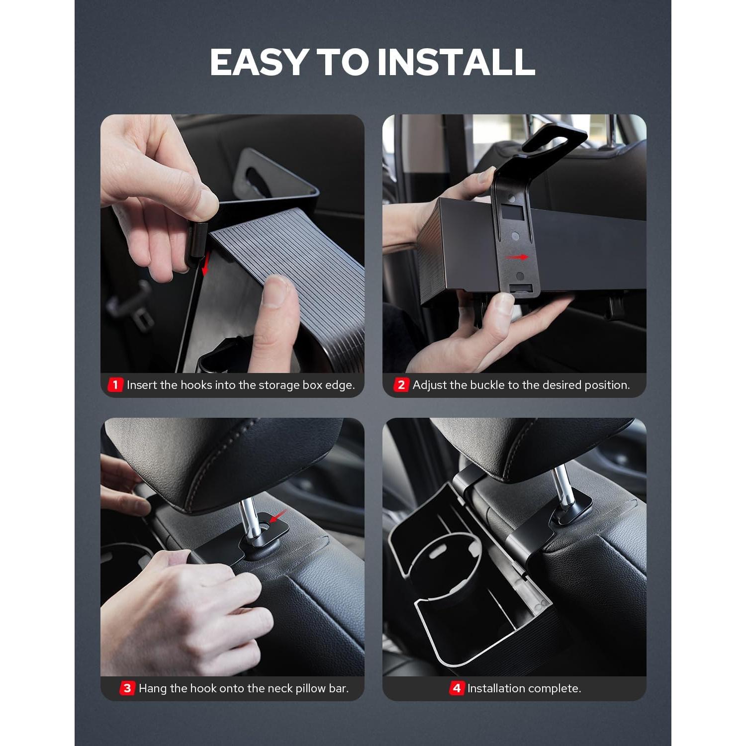 Organizador de Respaldo de Asiento de Coche Benlari 3 en 1