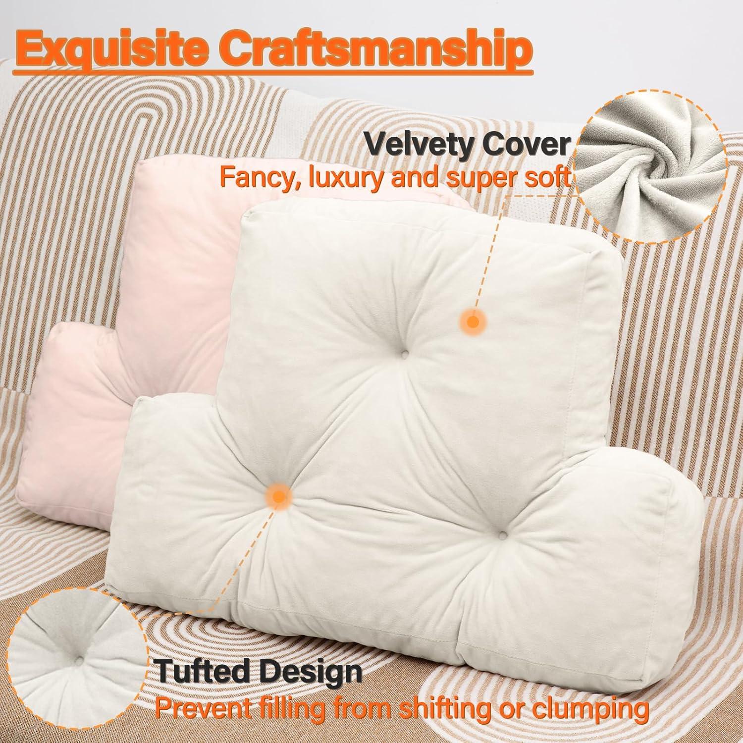 Cojín Lumbar de Espuma Viscoelástica 1 MIDDLE ONE Beige