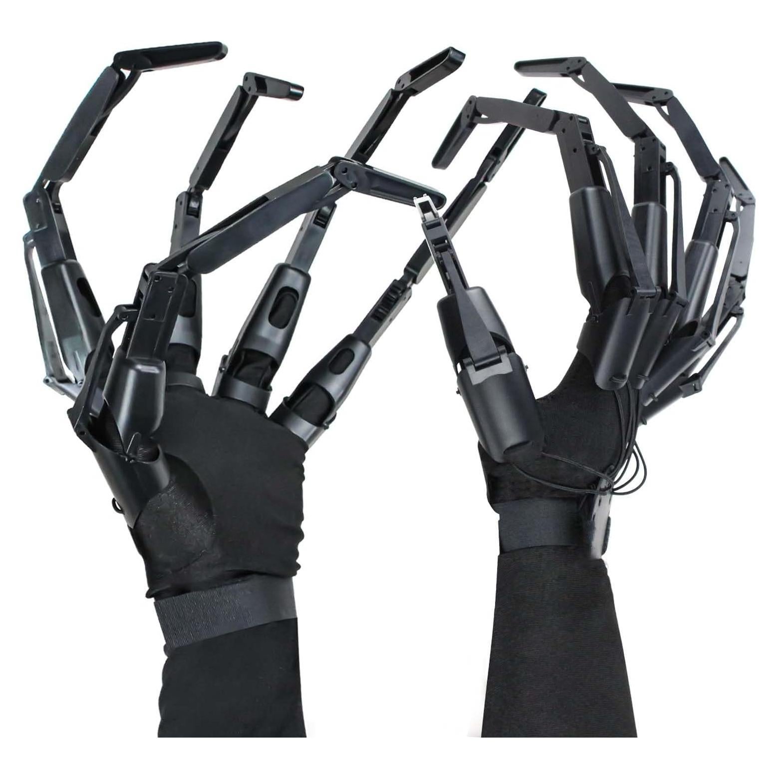 Dedos Articulados Halloween Magoog - Garras con Guantes Negros