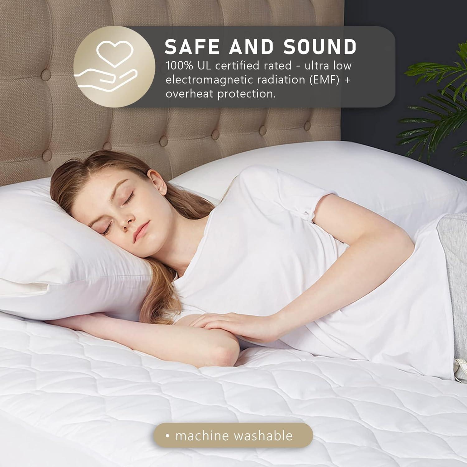 Almohadilla Térmica Individual Hyde Lane 20 Niveles Calor Algodón