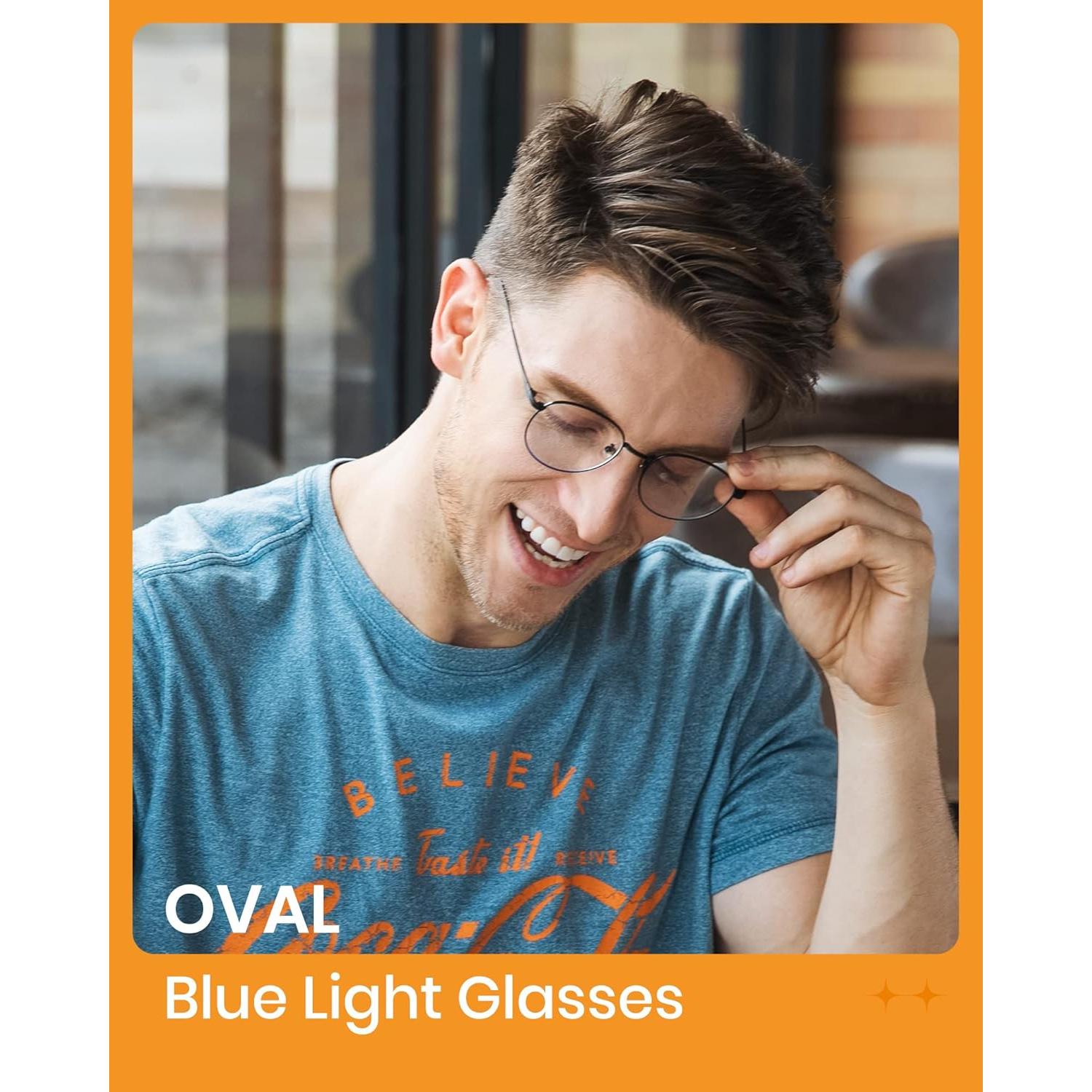 Gafas de Luz Azul Cyxus Metalicas para Hombres y Mujeres