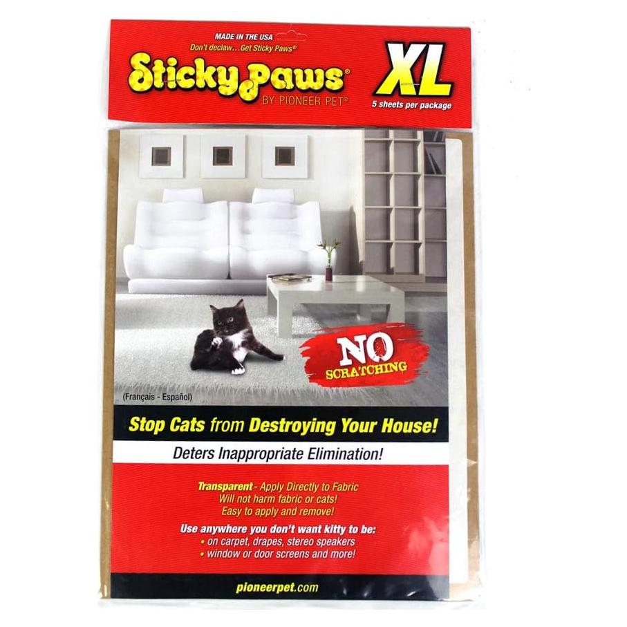 Hojas XL Sticky Paws SmartCat 22.86x30.48cm para Gatos