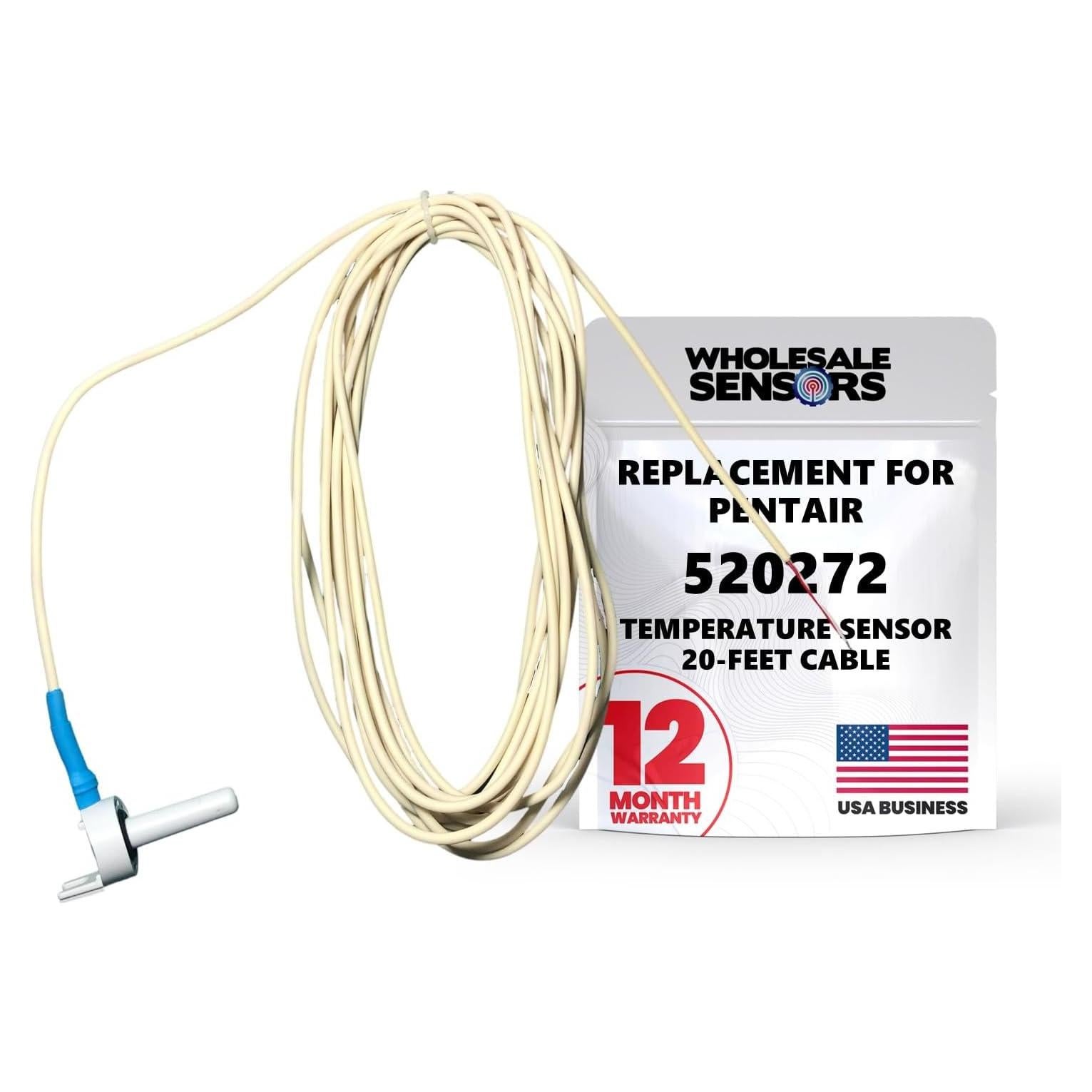 Sensor de Temperatura Pentair 520272 6.1m Cable Garantía 12 Meses