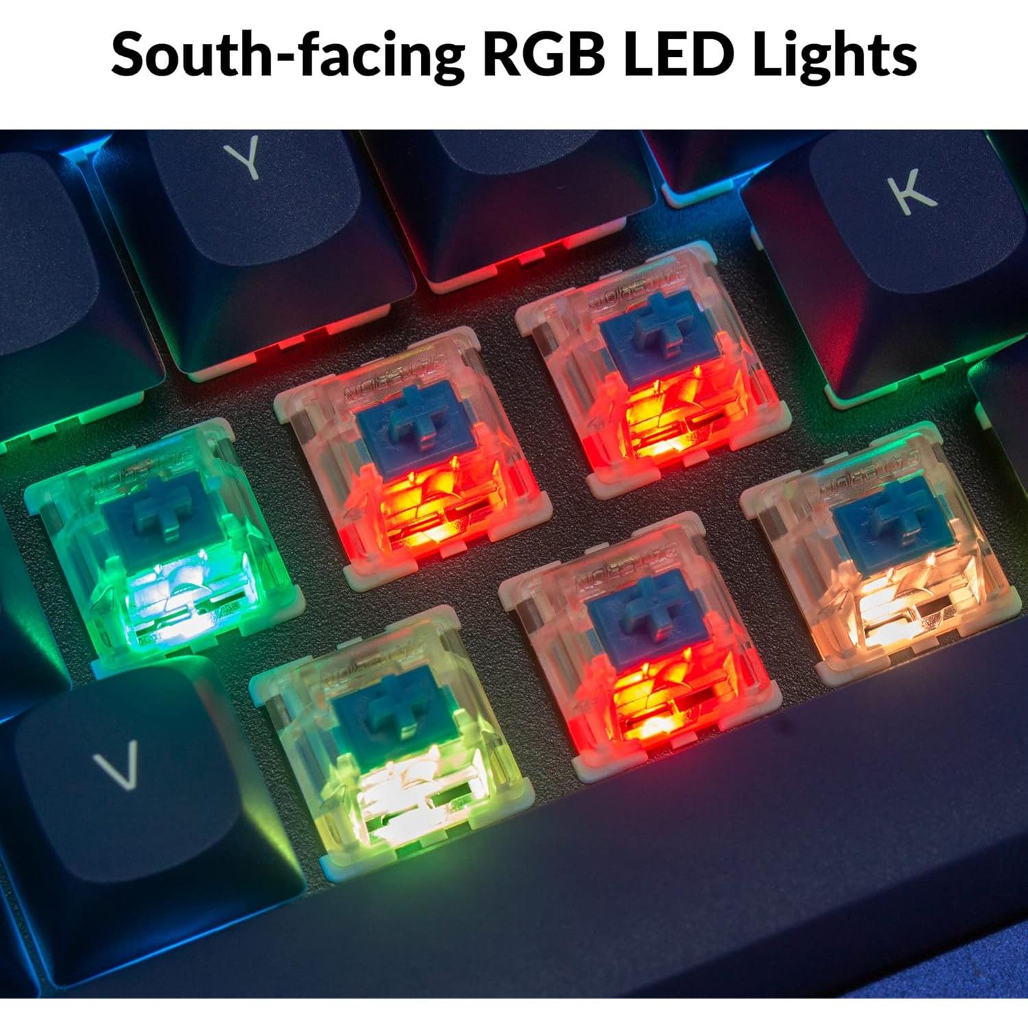 Teclado Mecánico Keychron Q5 RGB 96% Gateron Azul Personalizable