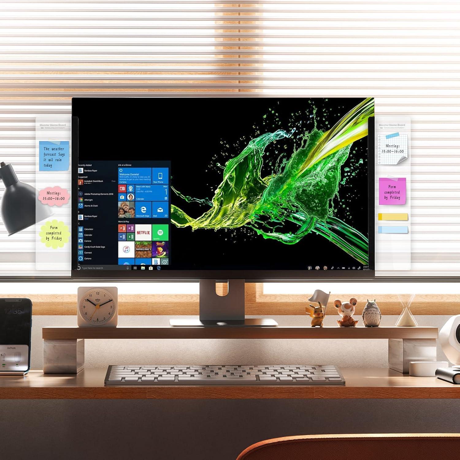 Tableros de Memoria para Monitor Zcxbeh 2 Piezas Acrílico Transparente