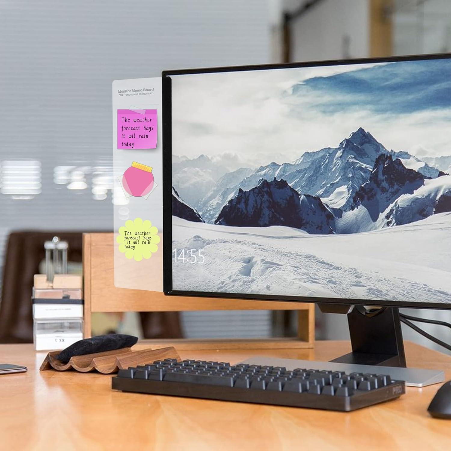 Tableros de Memoria para Monitor Zcxbeh 2 Piezas Acrílico Transparente