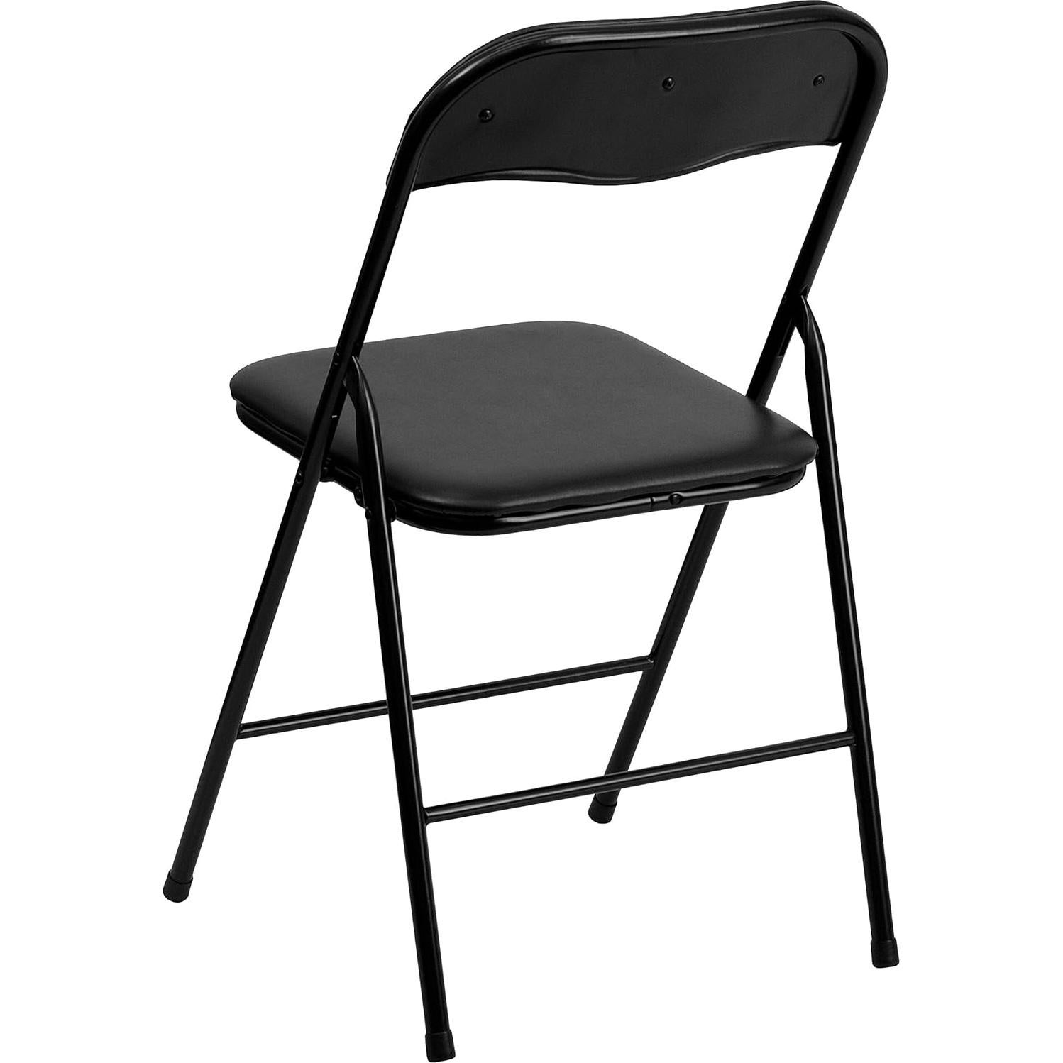 Juego de Mesa y Sillas Plegables Flash Furniture 5 Piezas Negro