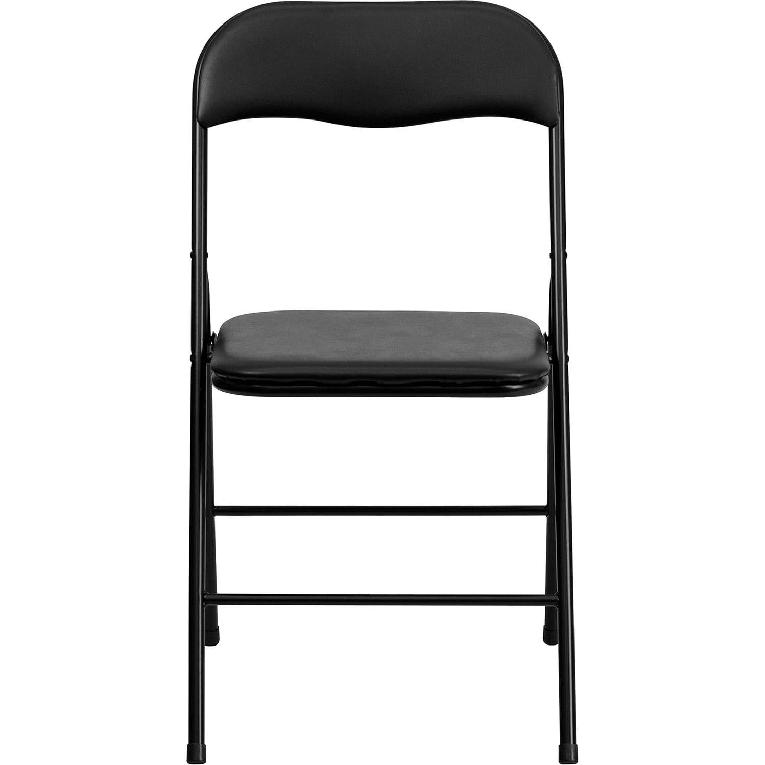 Juego de Mesa y Sillas Plegables Flash Furniture 5 Piezas Negro