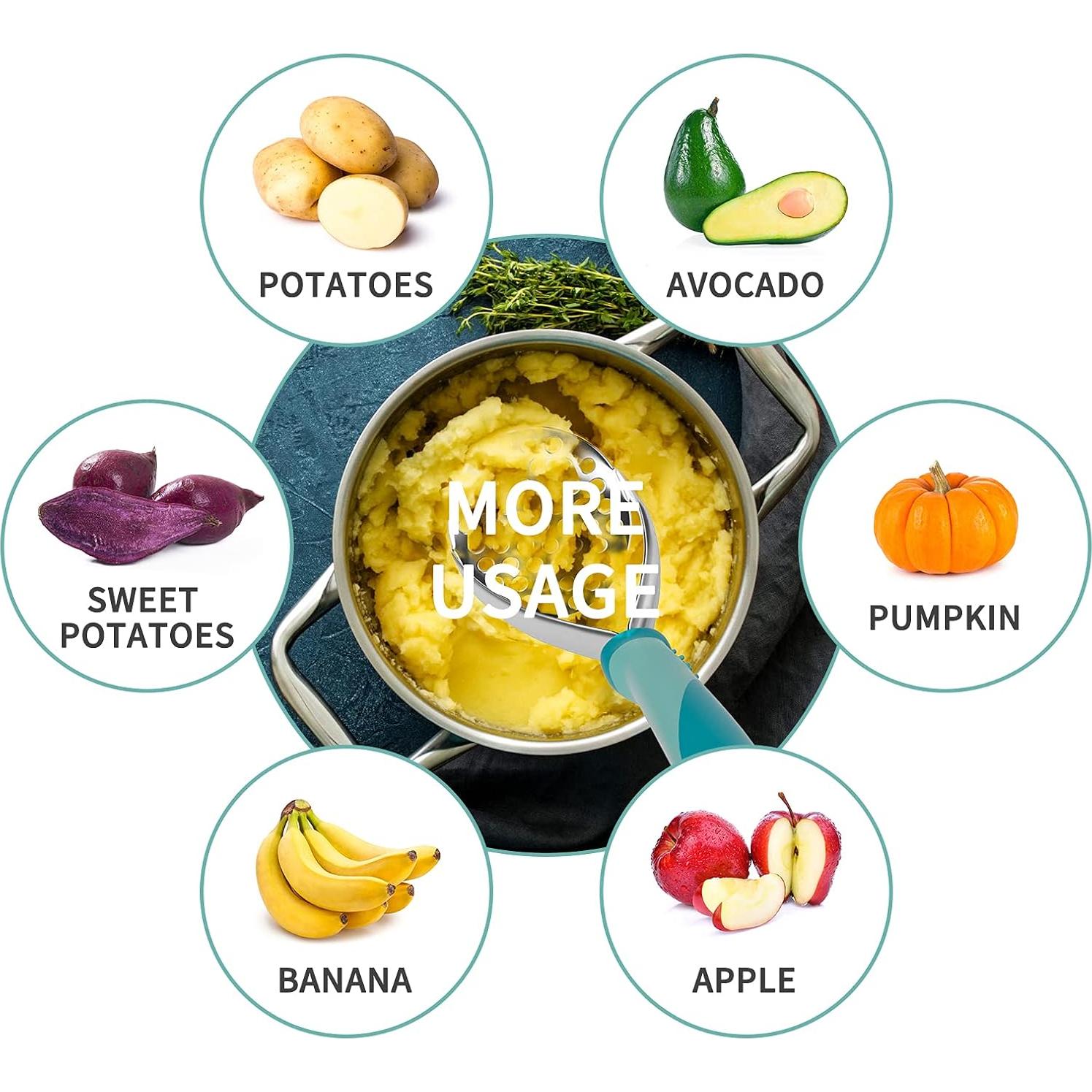 Prensador de Patatas Joyoldelf de Acero Inoxidable 25.9 cm