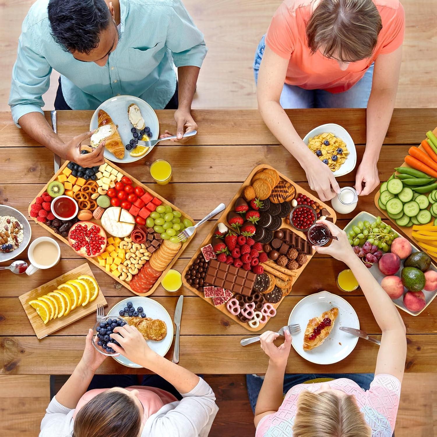 Tabla de Charcutería Sefilence con Tapa y Mango - 38.4x28.8cm