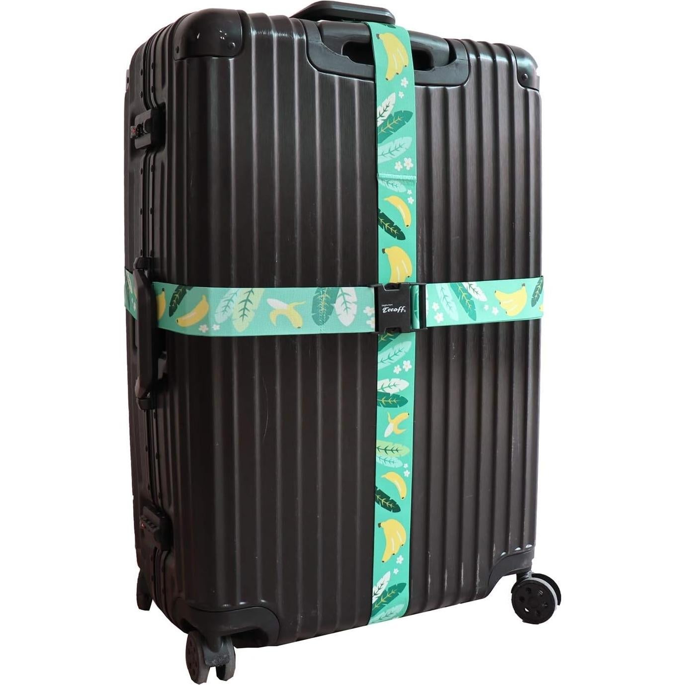 Correa Elástica para Equipaje Teeoff 220cm Ajustable Banana