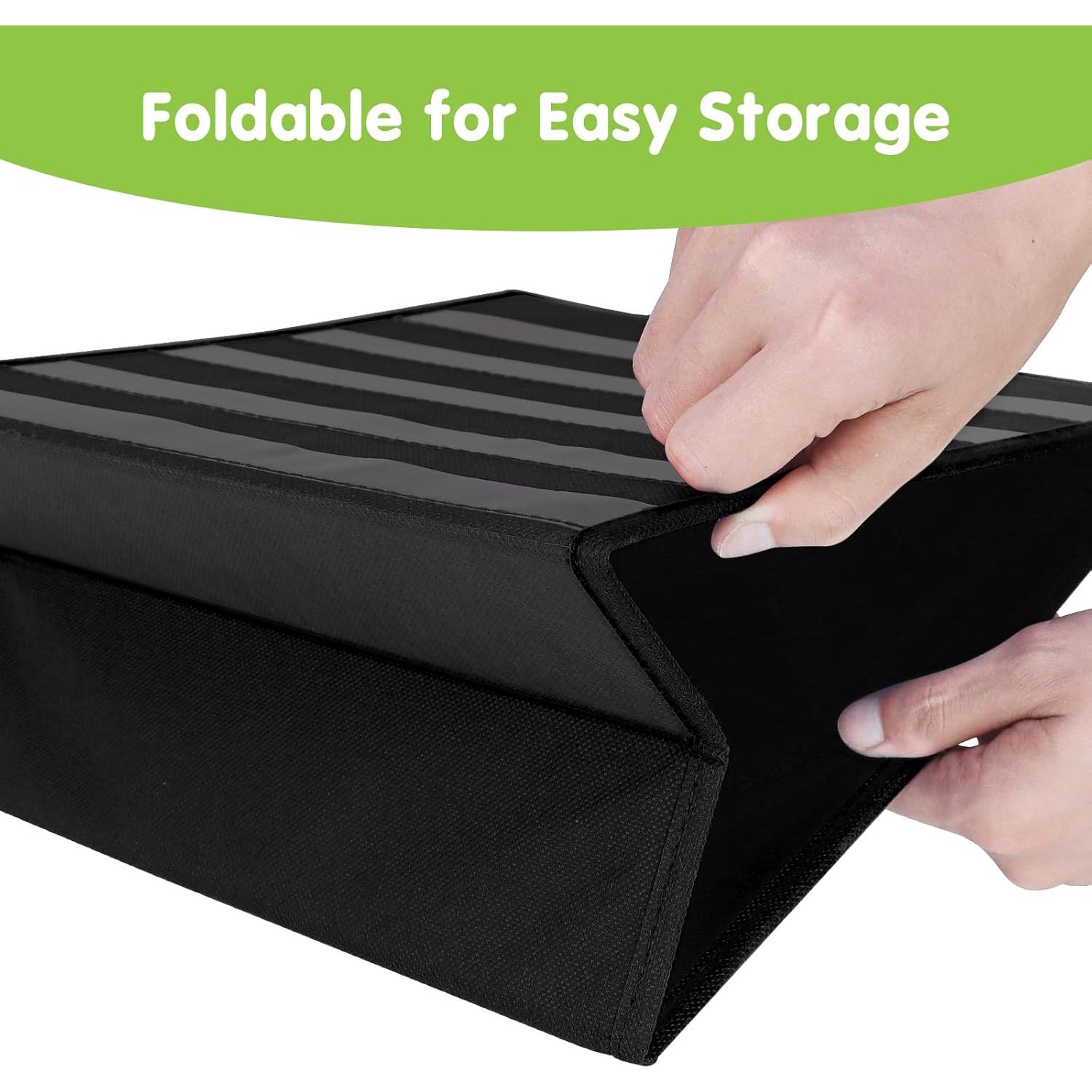 Gráfico de Bolsillo EAMAY Doble Cara para Aula y Casa - Negro