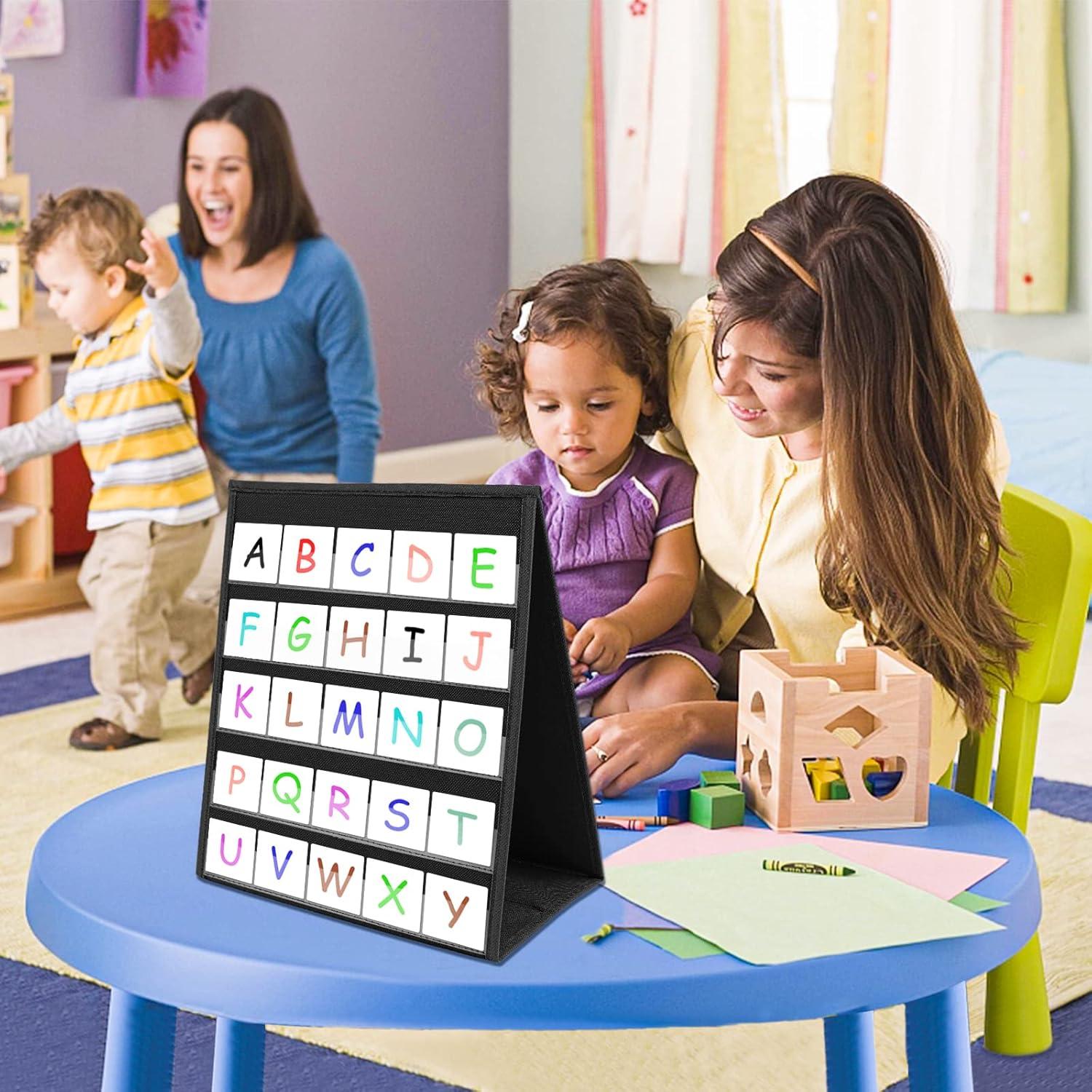 Gráfico de Bolsillo EAMAY Doble Cara para Aula y Casa - Negro