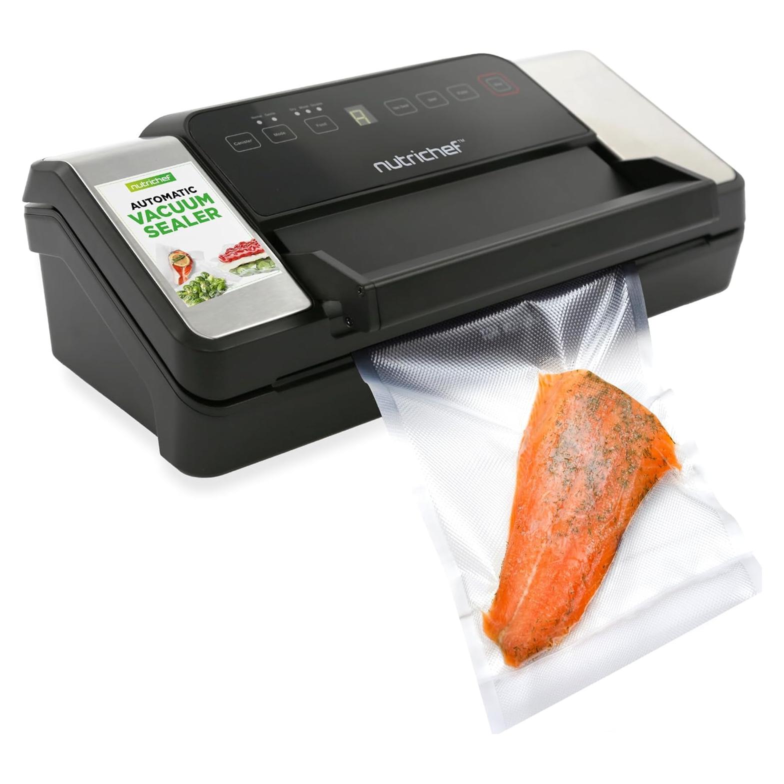 Sellador al vacío NutriChef PKVS90BK - 110W, 80Kpa, 4 Modos