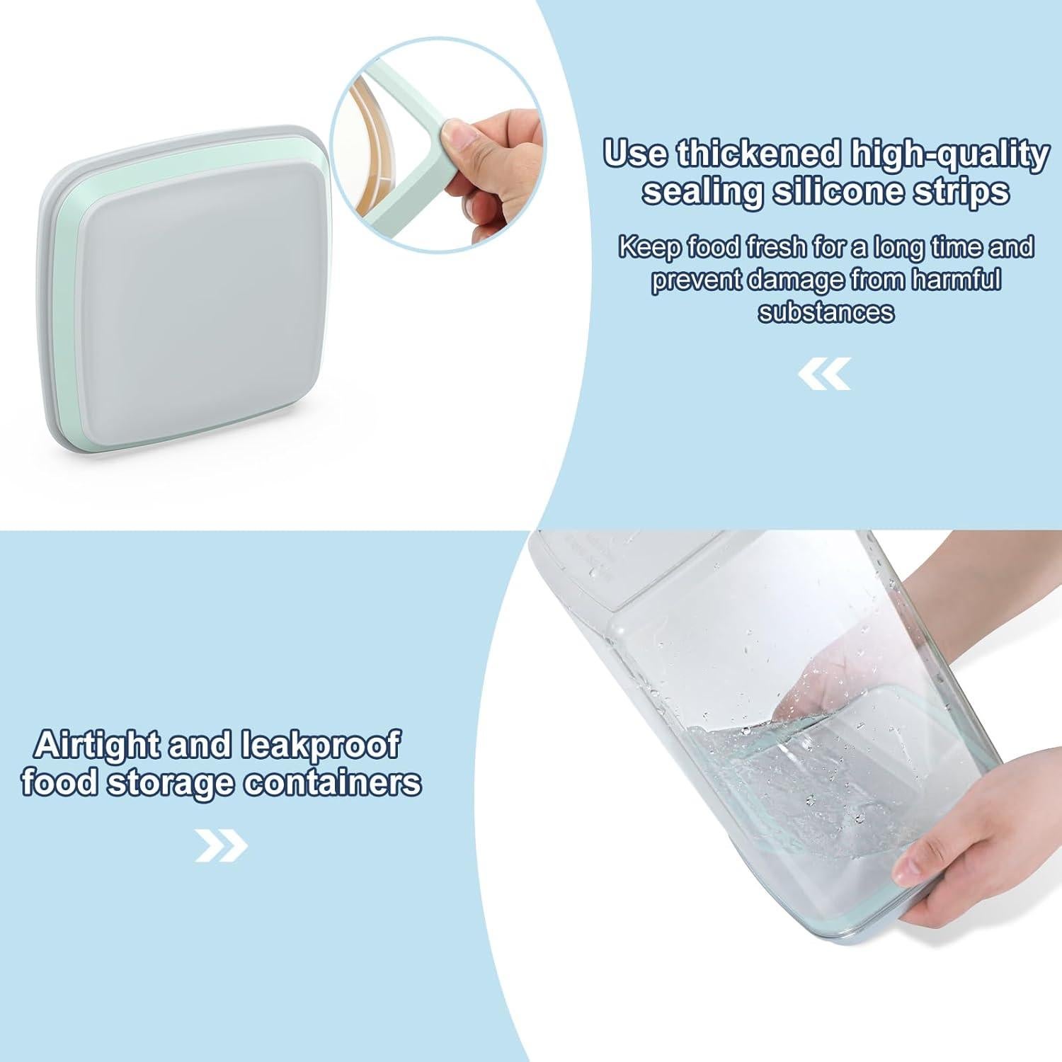 Contenedor Hermético de Almacenamiento para Comida de Mascotas LEAWALK 4.2Qt