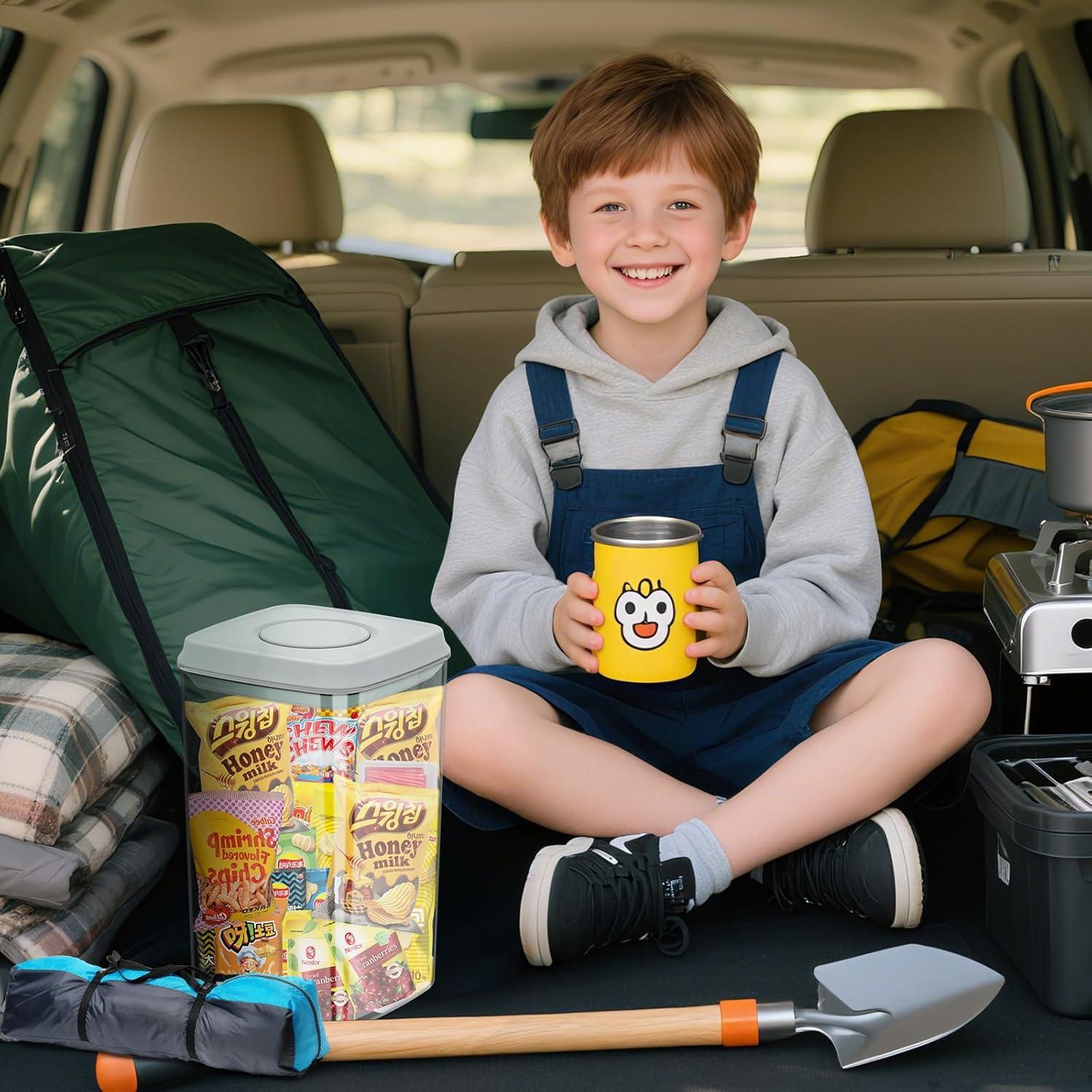 Contenedor Hermético de Almacenamiento para Comida de Mascotas LEAWALK 4.2Qt