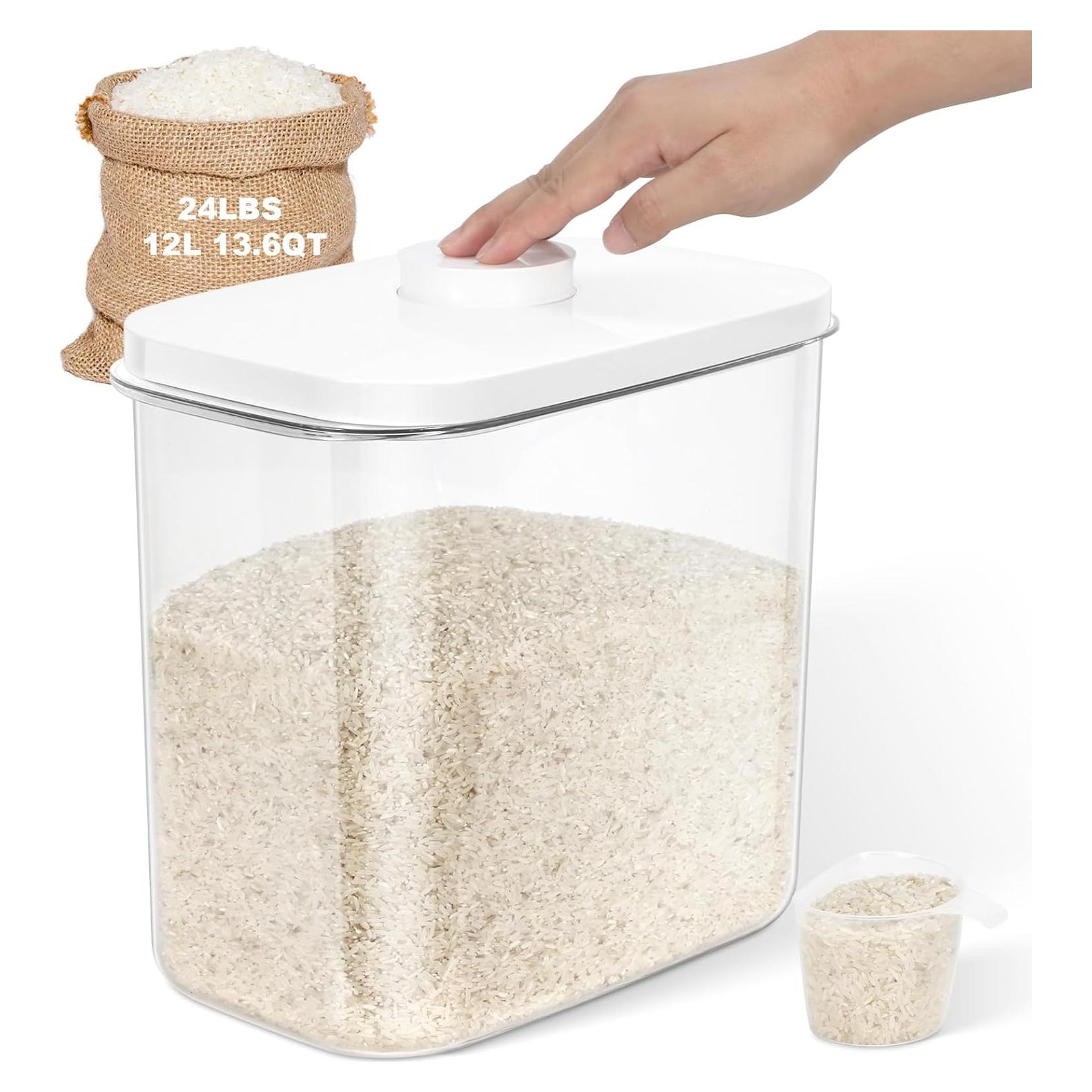 Contenedor de Almacenamiento Hermético LEAWALK 5.6L Blanco