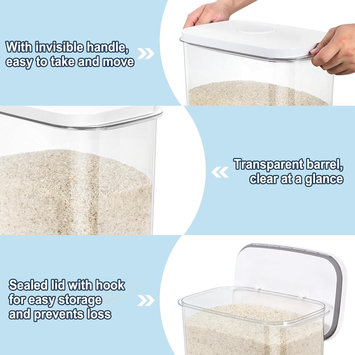 Contenedor de Almacenamiento Hermético LEAWALK 5.6L Blanco