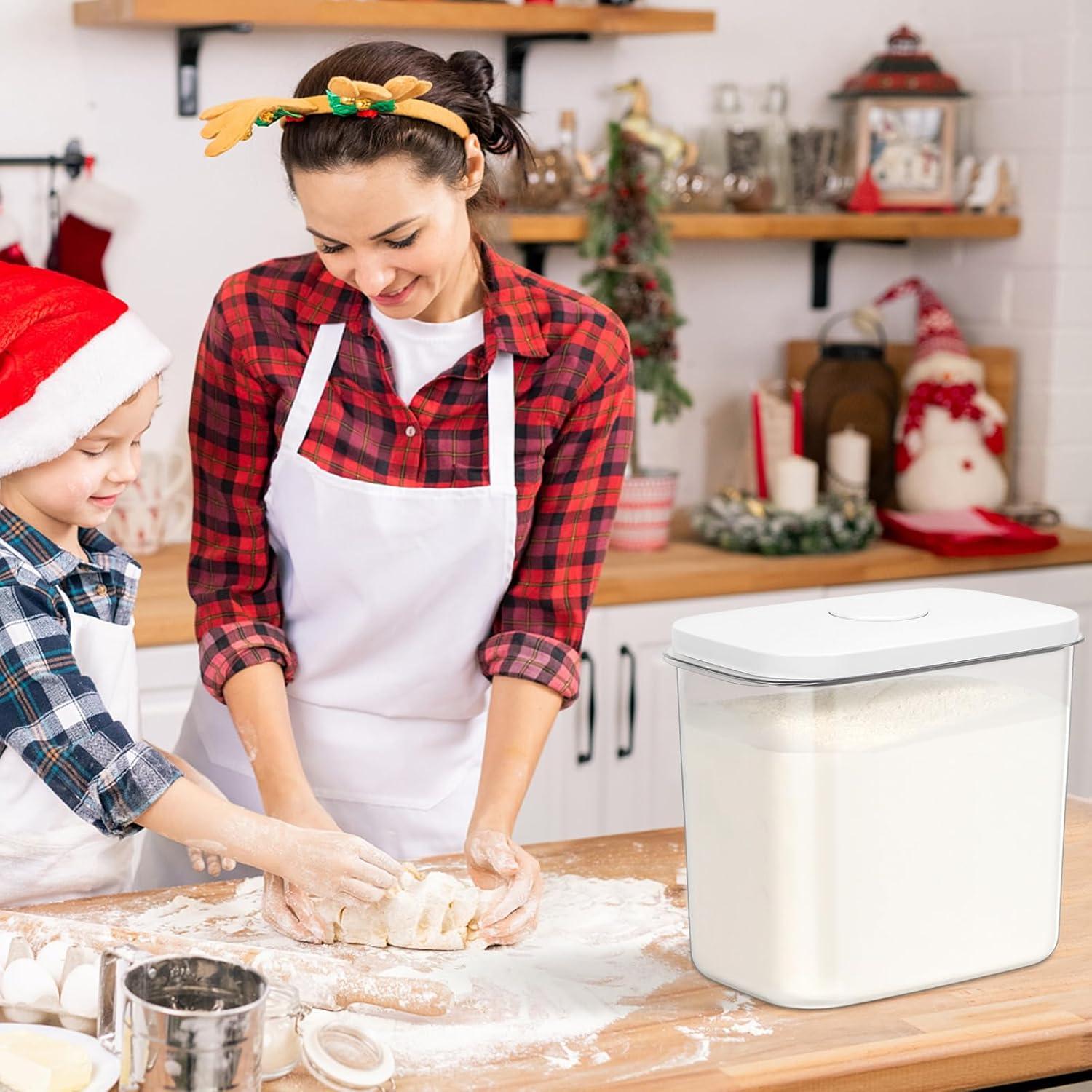 Contenedor de Almacenamiento Hermético LEAWALK 5.6L Blanco