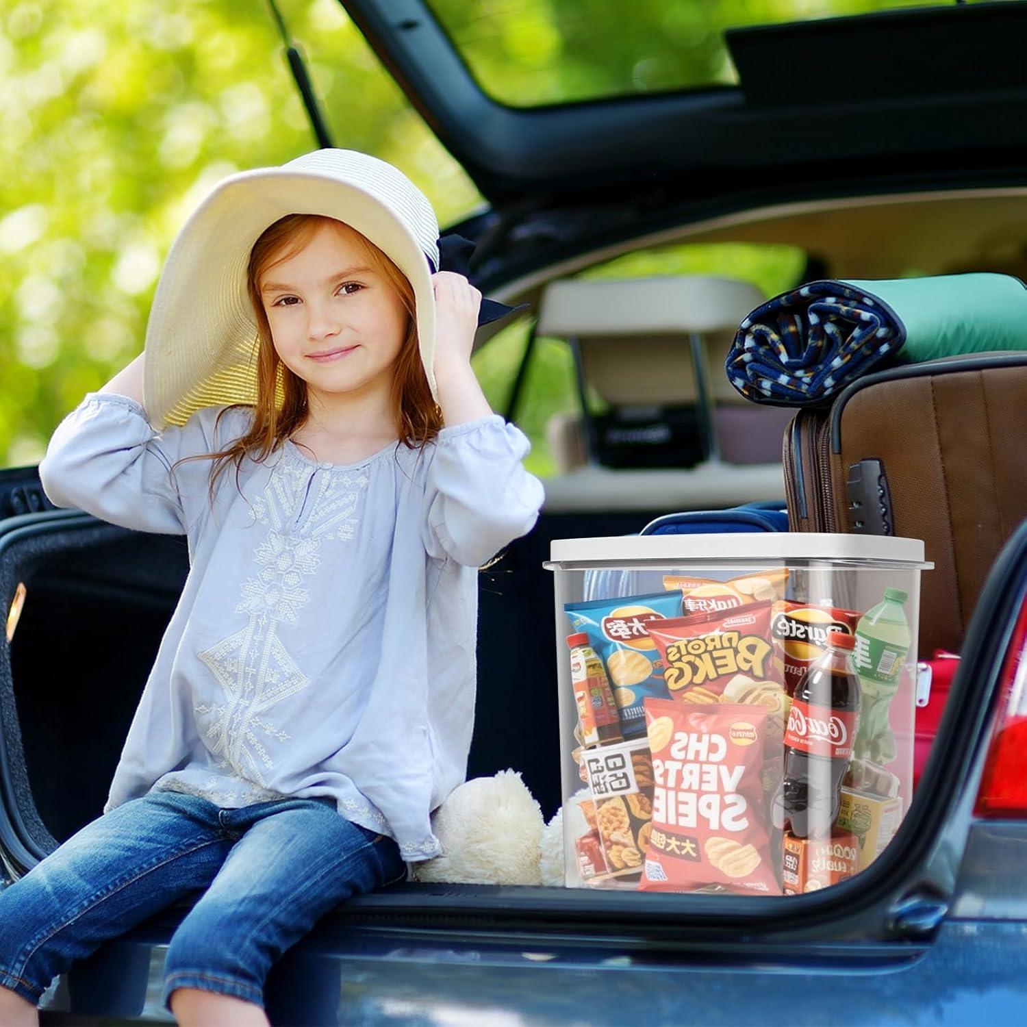 Contenedor de Almacenamiento Hermético LEAWALK 5.6L Blanco