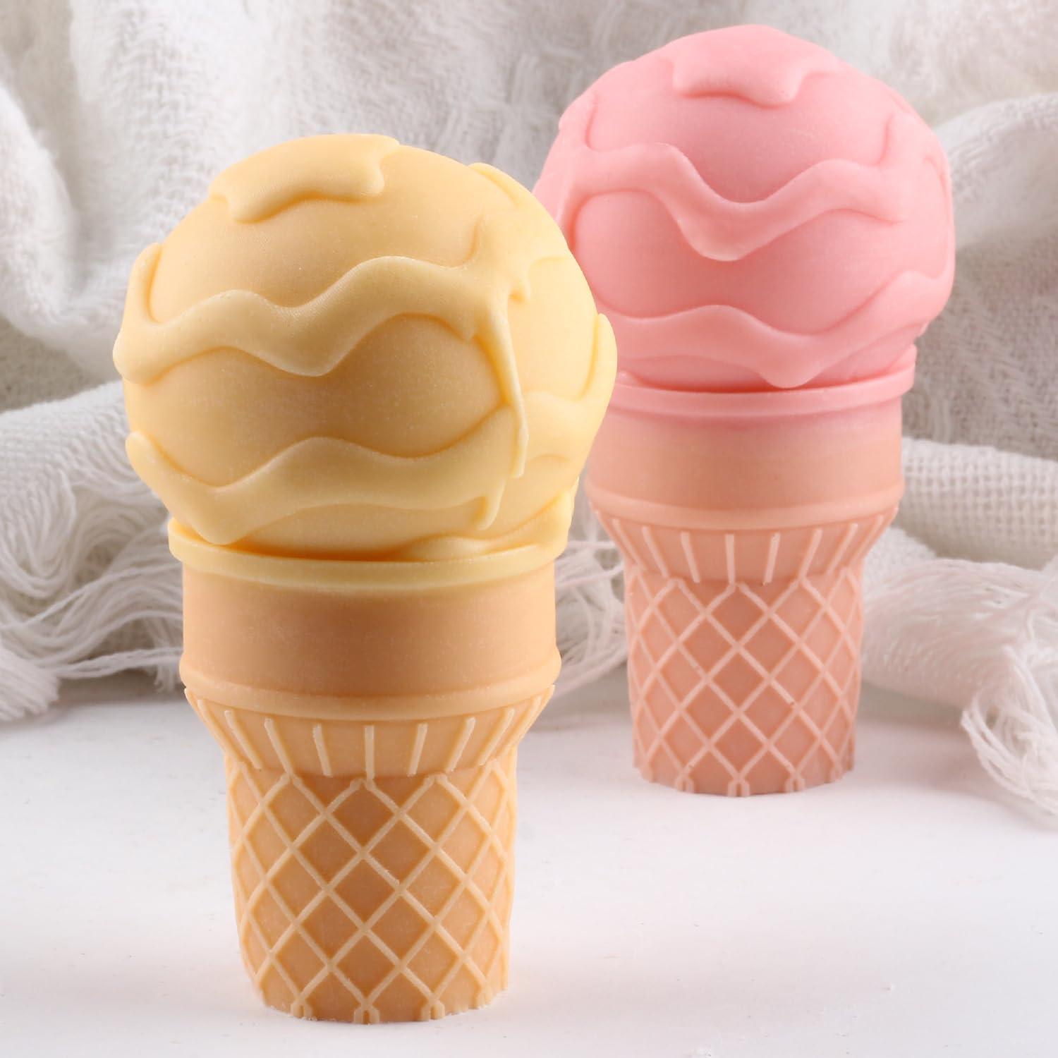 Molde de Silicona para Vela de Helado GLITZXFH 11.41cm