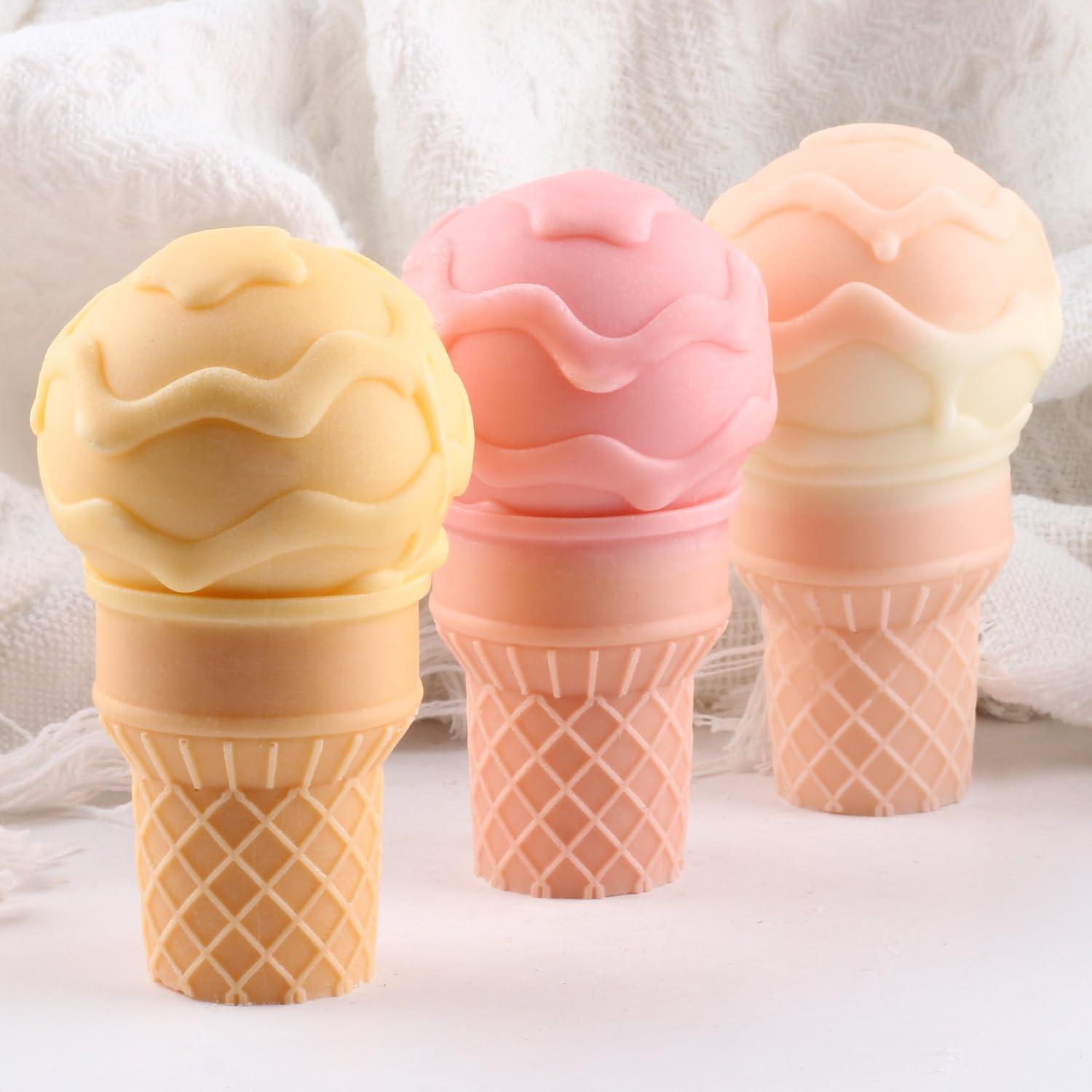 Molde de Silicona para Vela de Helado GLITZXFH 11.41cm