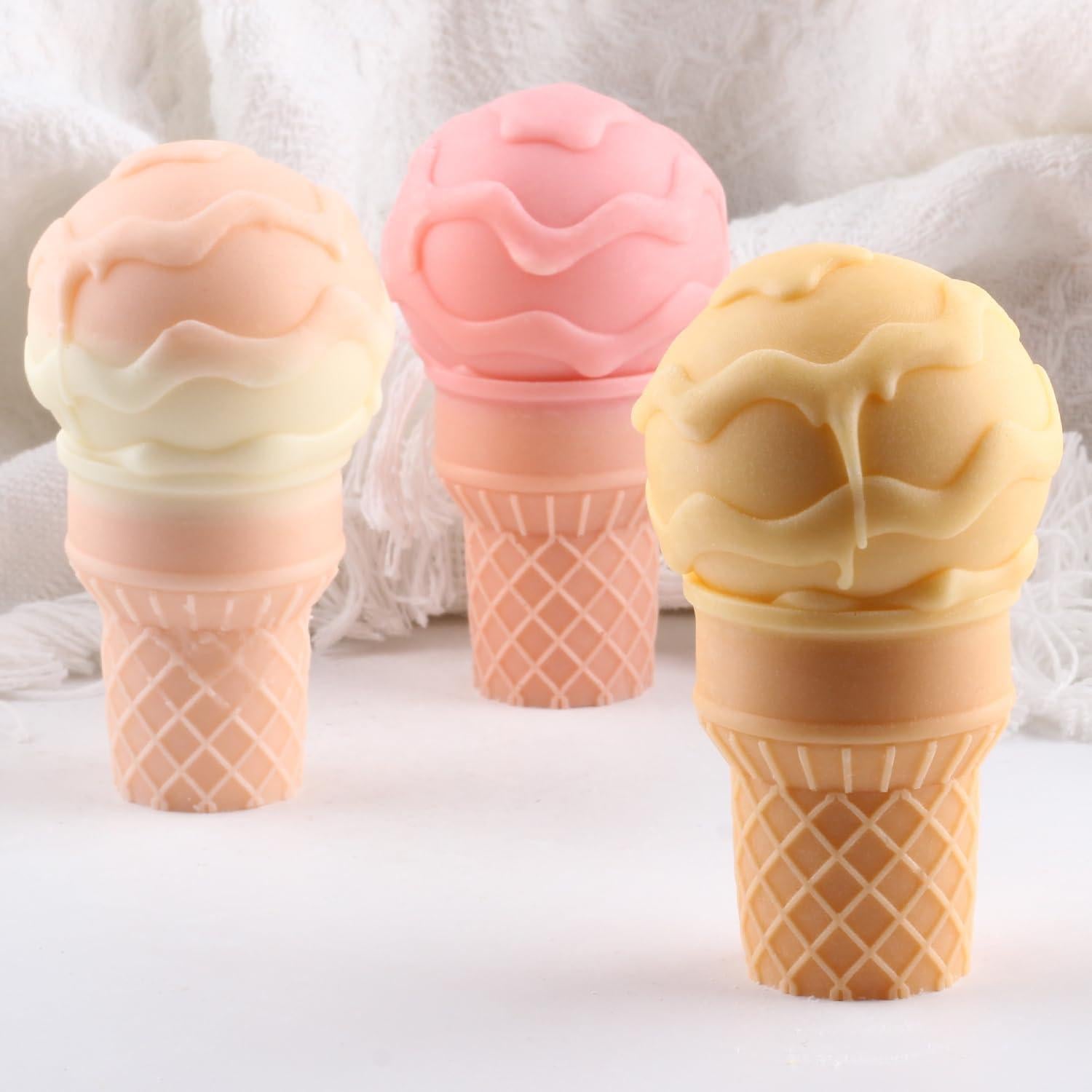 Molde de Silicona para Vela de Helado GLITZXFH 11.41cm