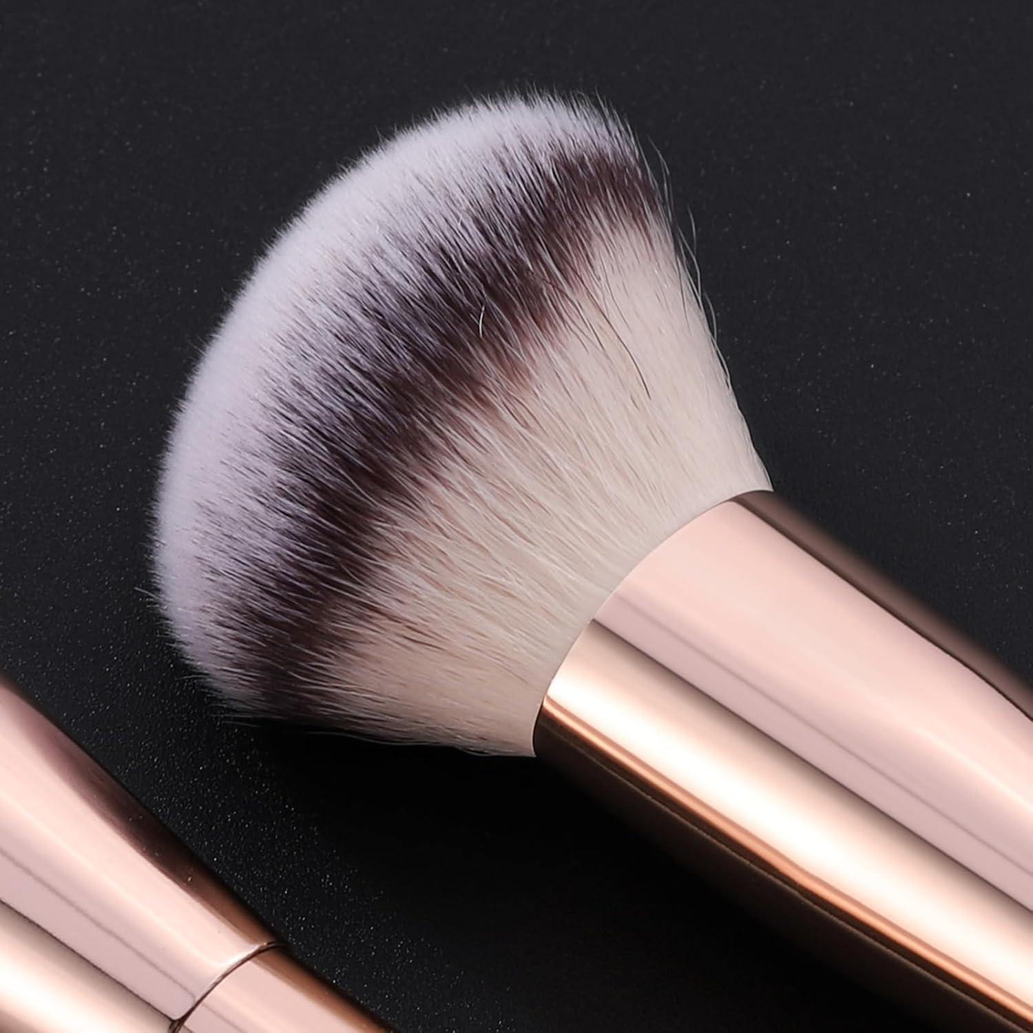 Brocha de Maquillaje GEMSANVA Doble Uso para Base y Corrector