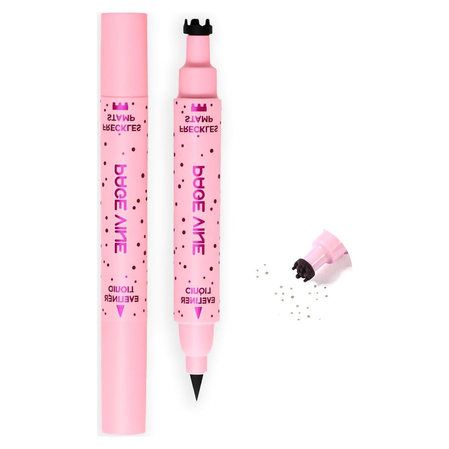 Kit Bolígrafos de Pecas Falsas y Delineador Negro Liopif