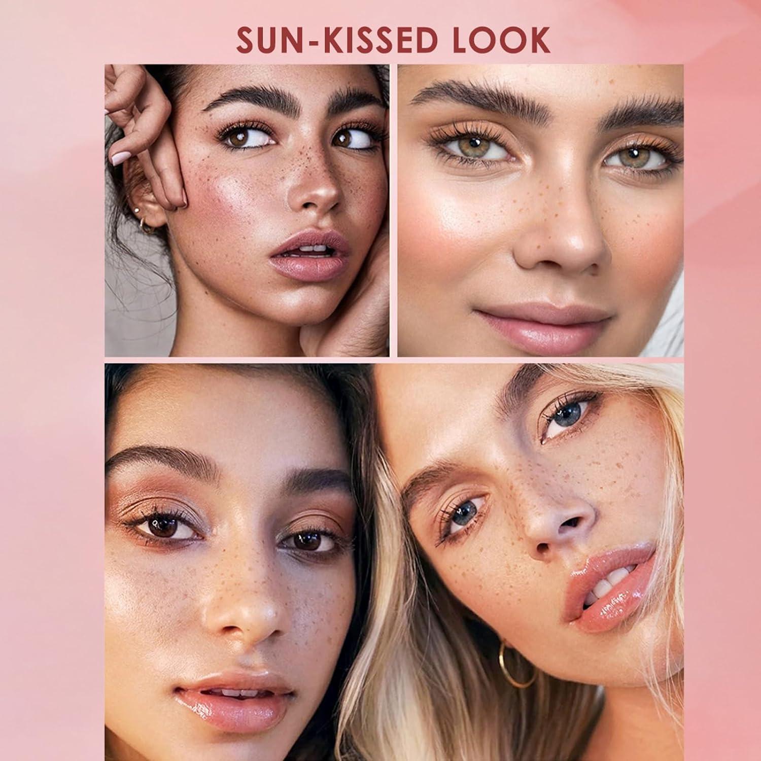 Kit Bolígrafos de Pecas Falsas y Delineador Negro Liopif