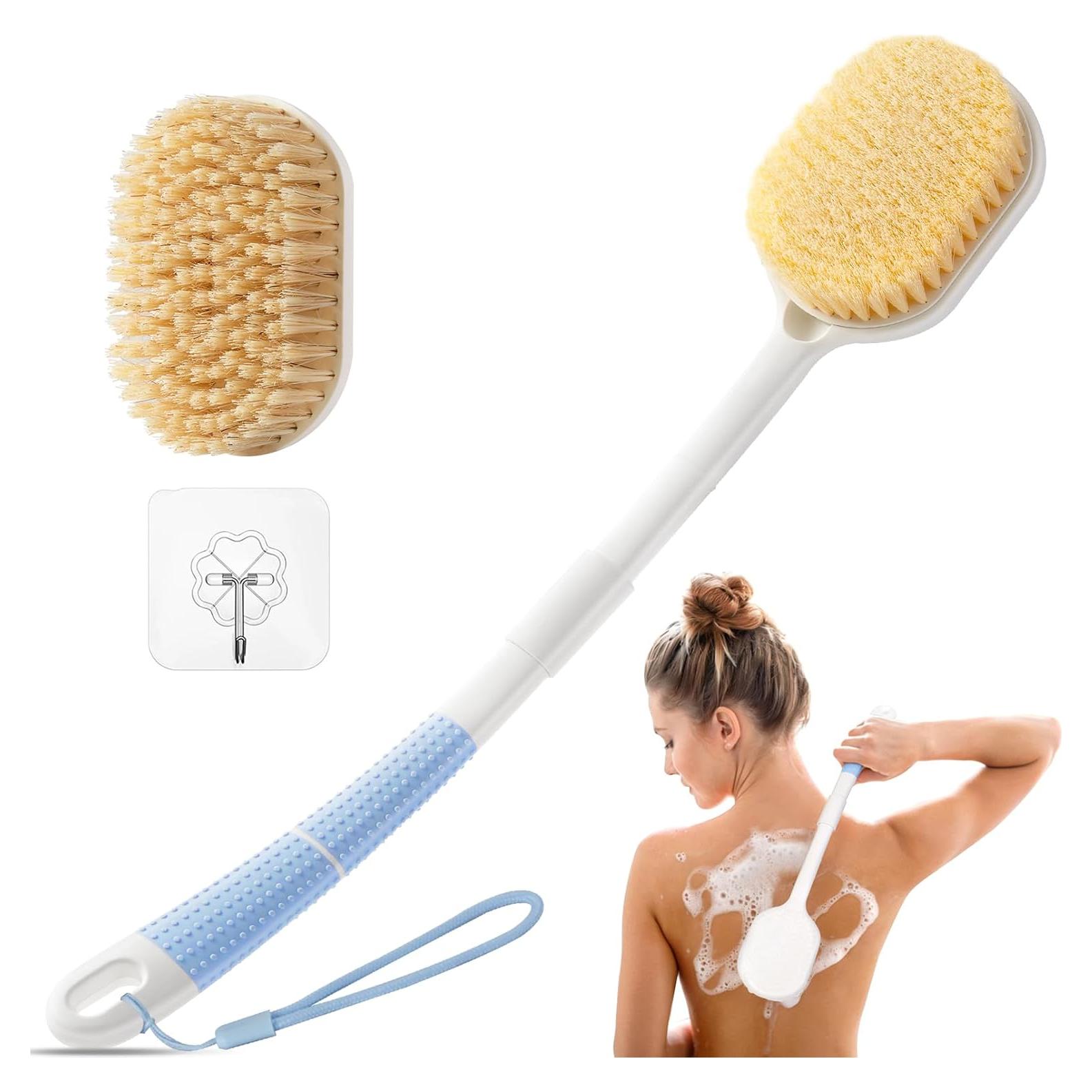 Cepillo de Espalda Ergonómico Rafow con Mango Largo Antideslizante