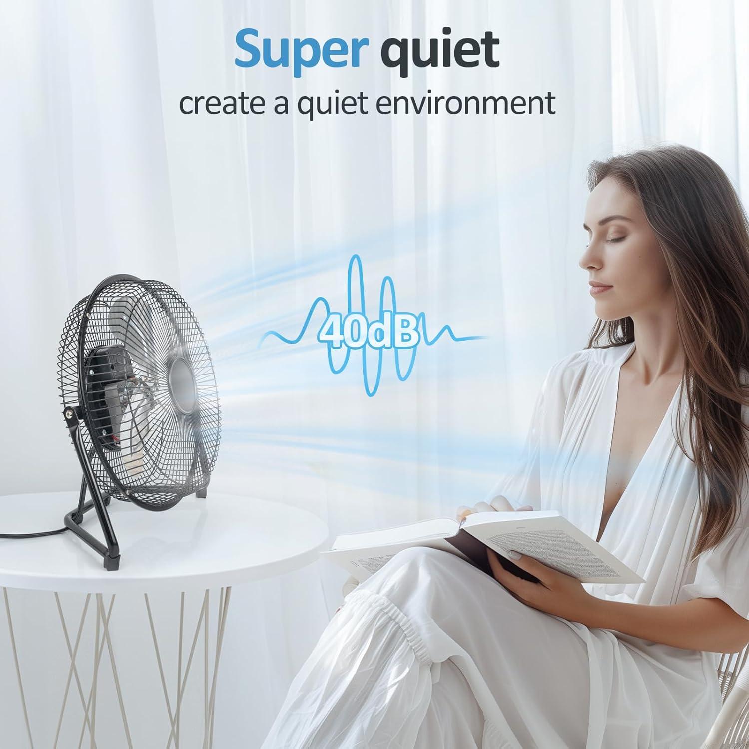 Ventilador de Piso BEESTAR BS-M09+12 Metálico 3 Velocidades Negro