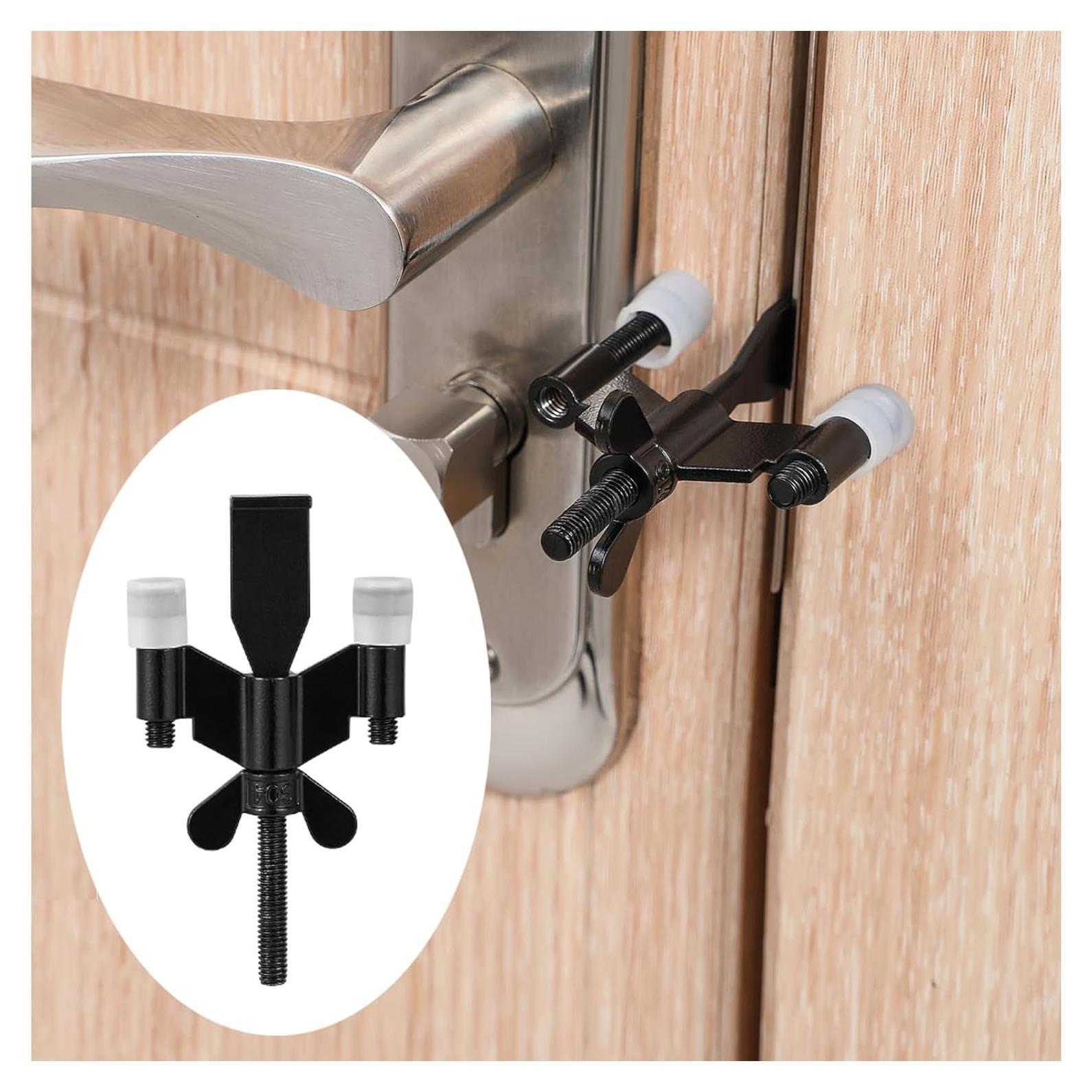 Cerradura de puerta portátil Newlaking, acero inoxidable, seguridad