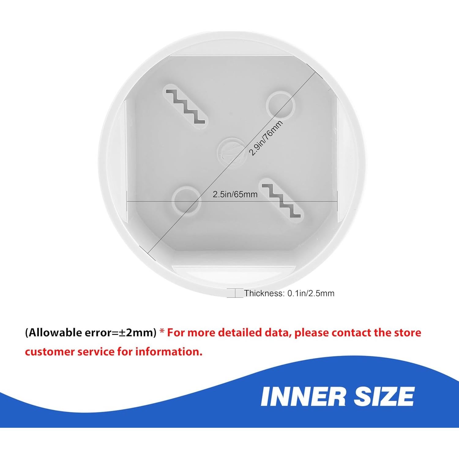 Caja de Conexiones Eléctricas IP55 Tavonuxt 80x50mm Blanca