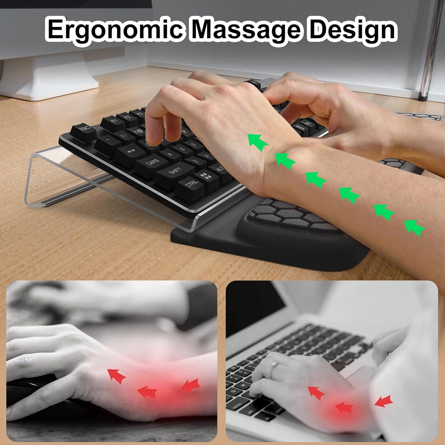 Almohadilla Ergonómica para Muñeca iCasso con Soporte