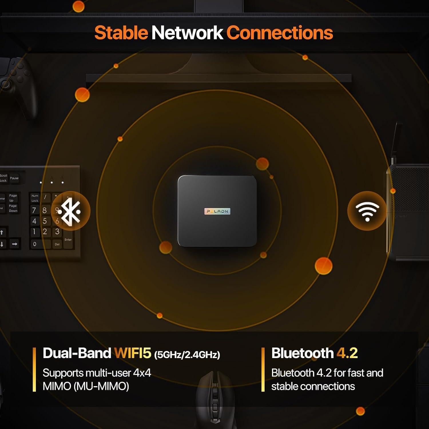 Mini PC PELADN WI6 N150 16GB RAM 512GB SSD 4K Triple Pantalla