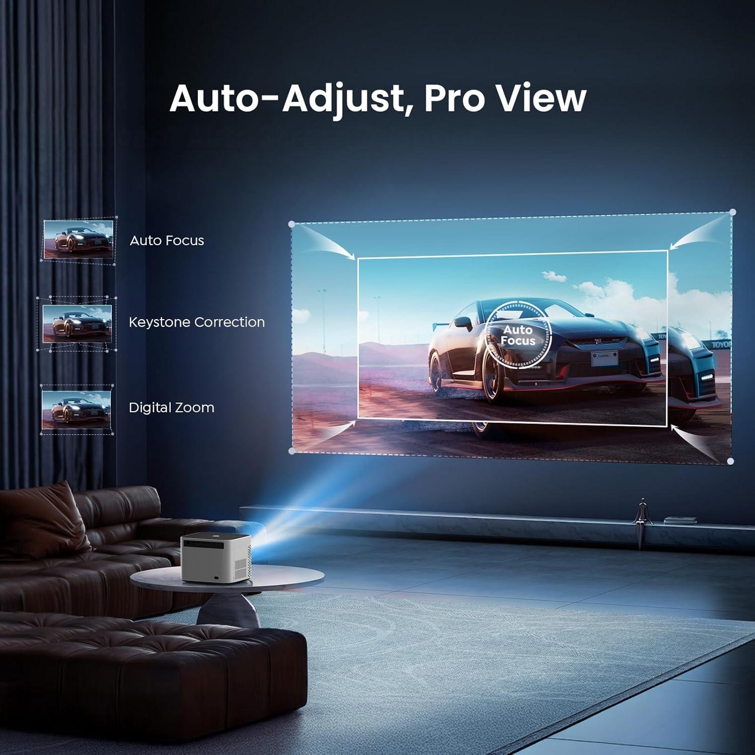 Proyector inteligente Yaber U11 4K con WiFi y Bluetooth