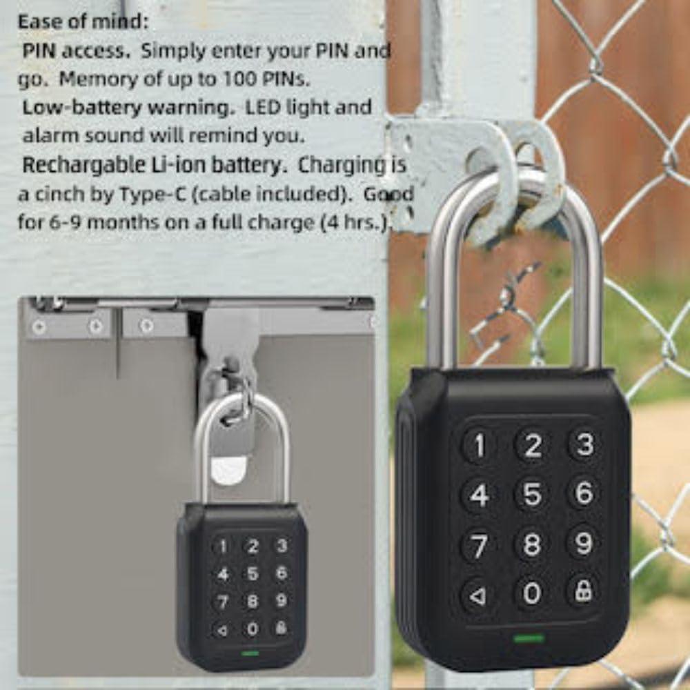 Candado Inteligente Bouware Alpha 1 Electrónico Recargable