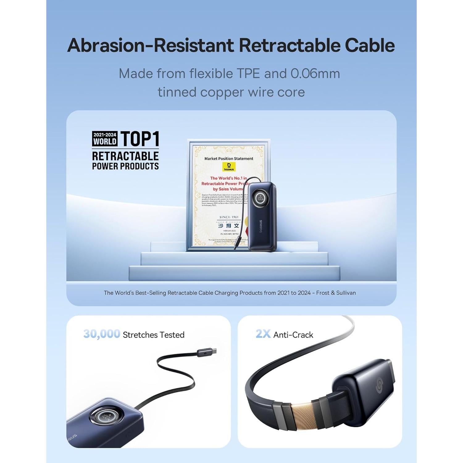 Baseus Enercore Power Bank 10000mAh Carga Rápida 45W USB-C