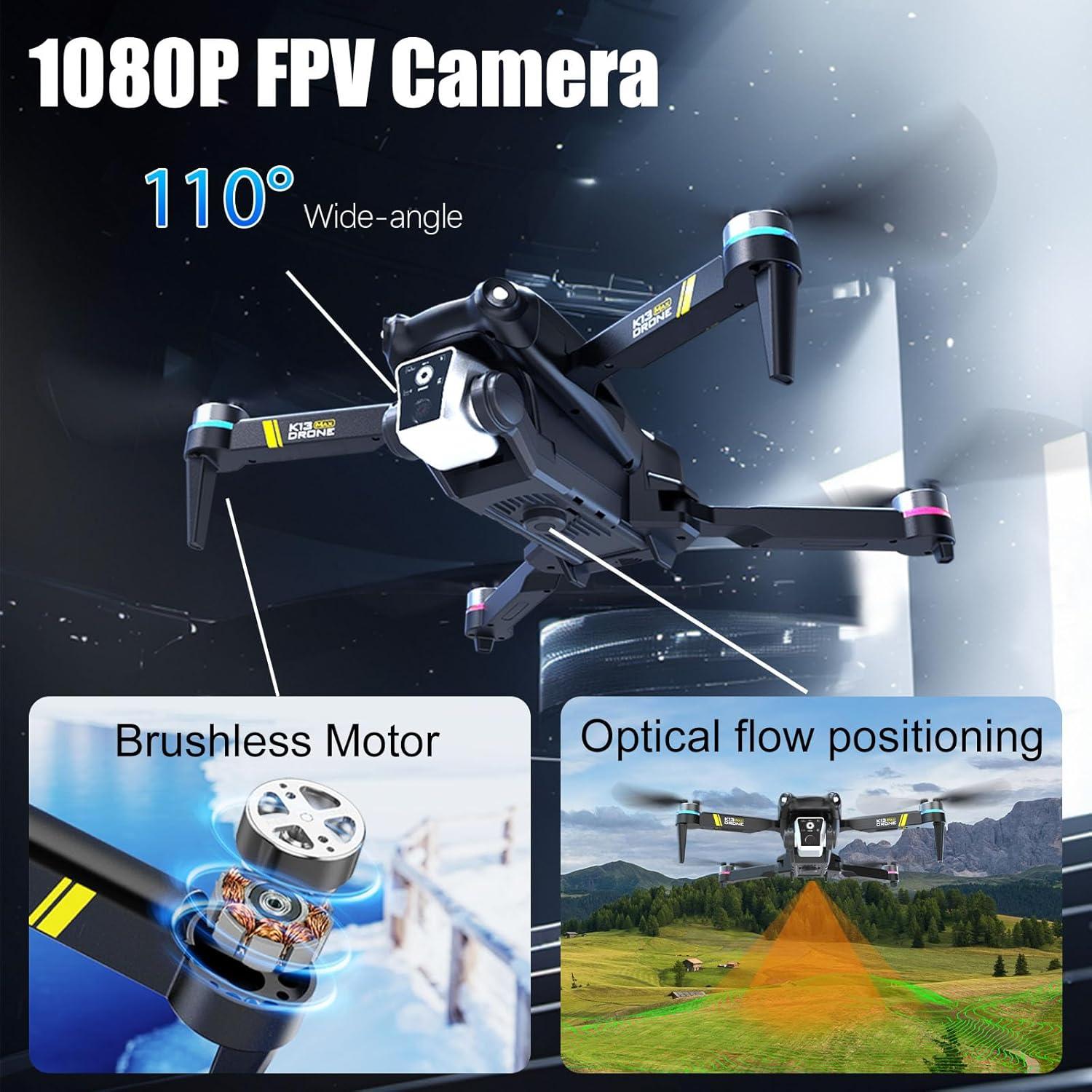 Dron Weavixol K13 MAX 1080p para Principiantes, 220g