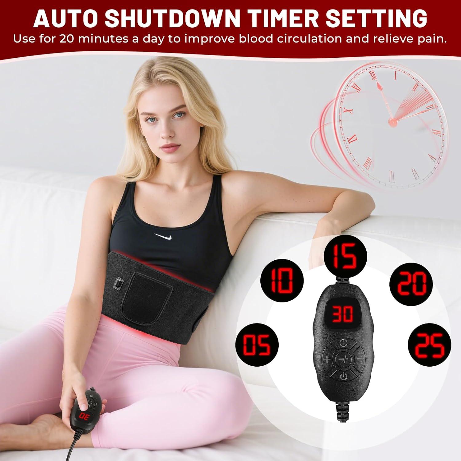 Cinturón de Terapia de Luz Roja LITDUCK 140 LEDs 660nm 850nm