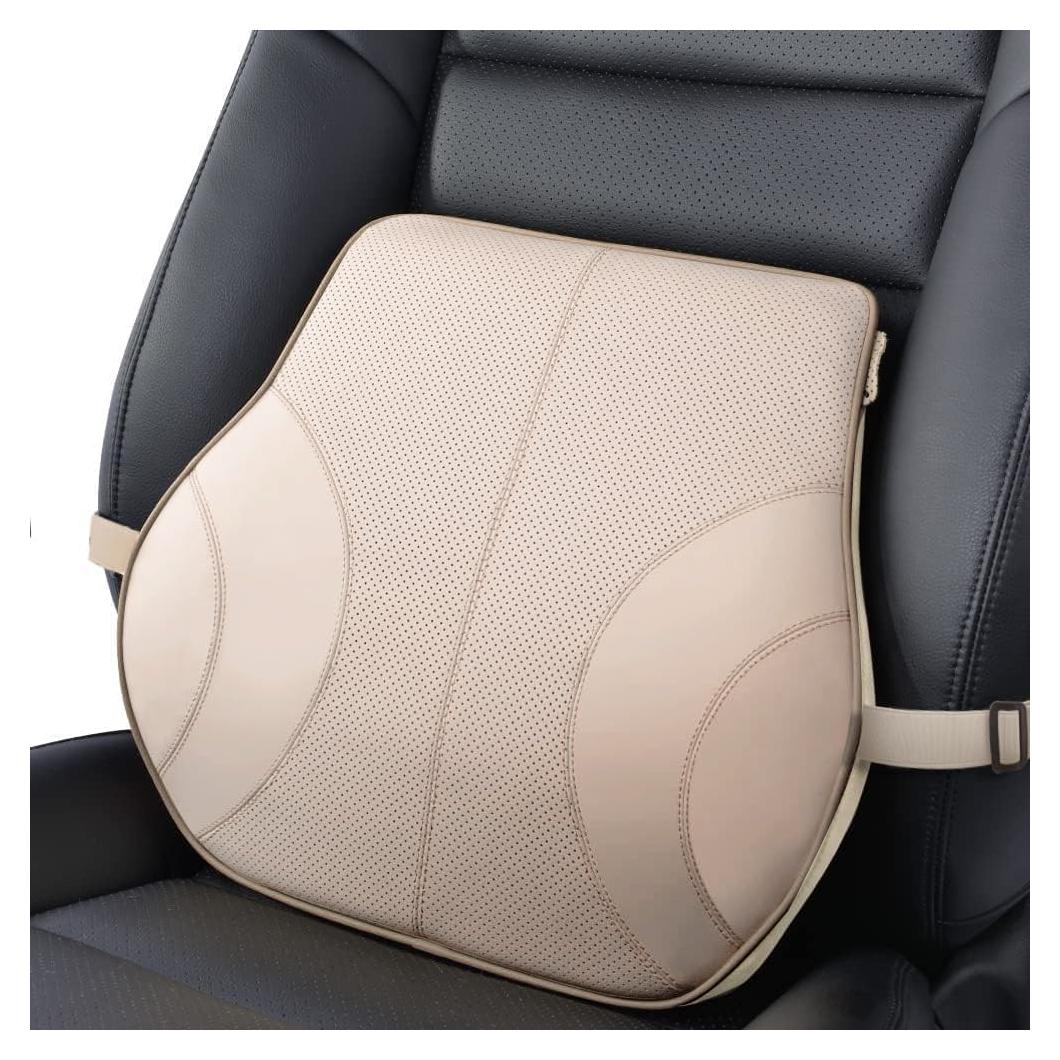 Almohadilla de Soporte Lumbar Aukee de Espuma Memoria Beige