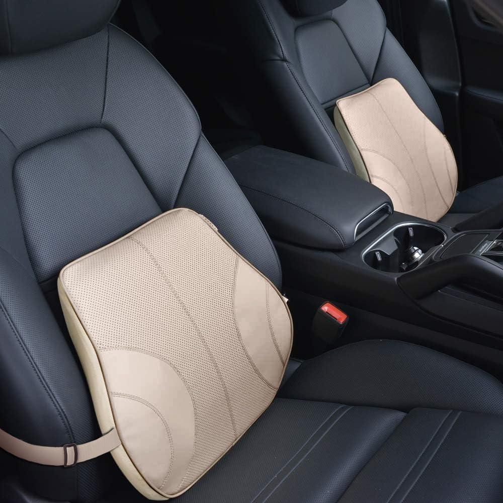 Almohadilla de Soporte Lumbar Aukee de Espuma Memoria Beige