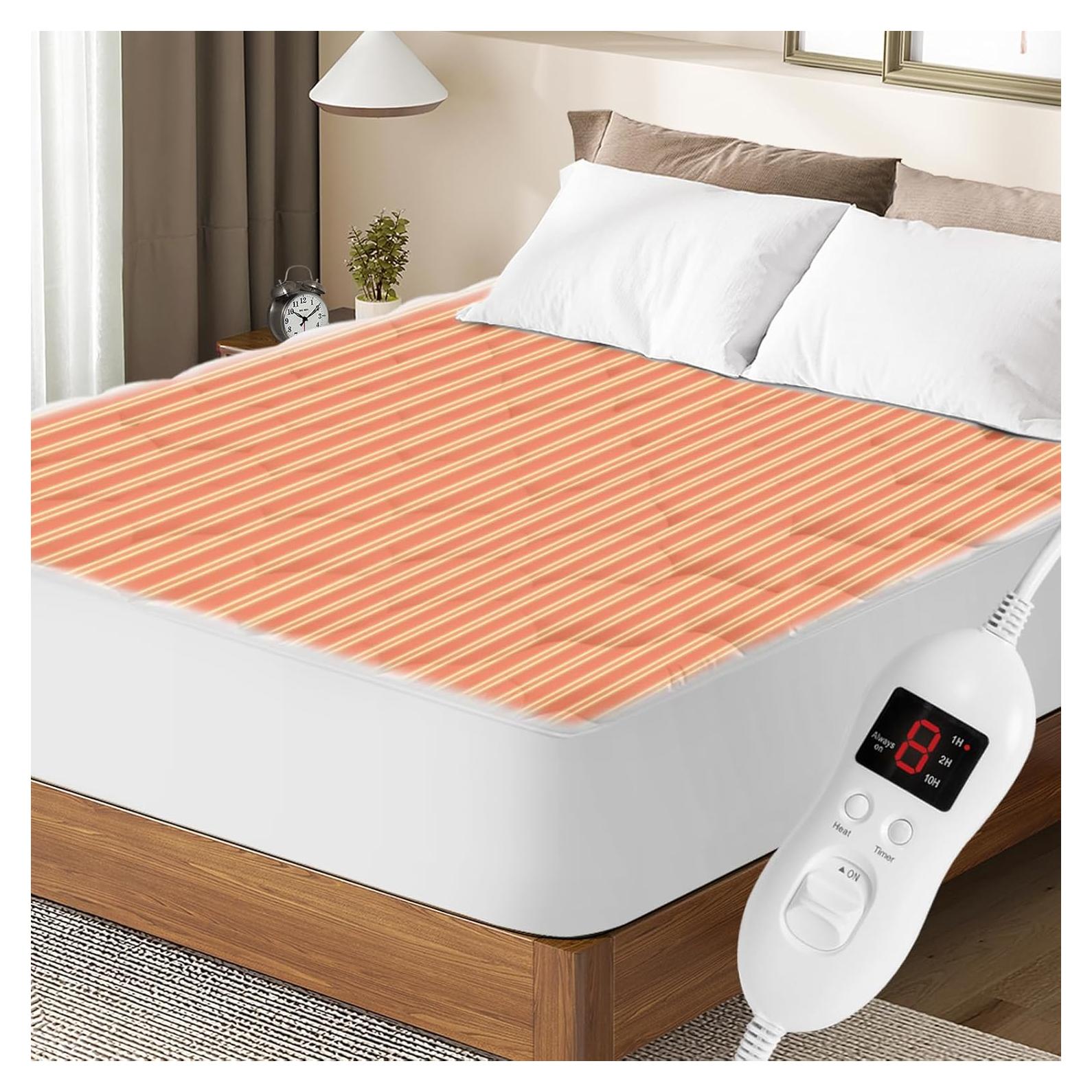 Cubierta de colchón calefaccionado Ayge tamaño completo - Lavable