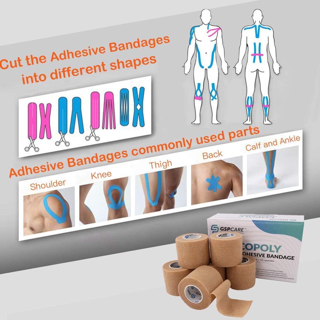 Venda Cohesiva Autoadhesiva GSPCARE 5 cm x 4.57 m - Primeros Auxilios
