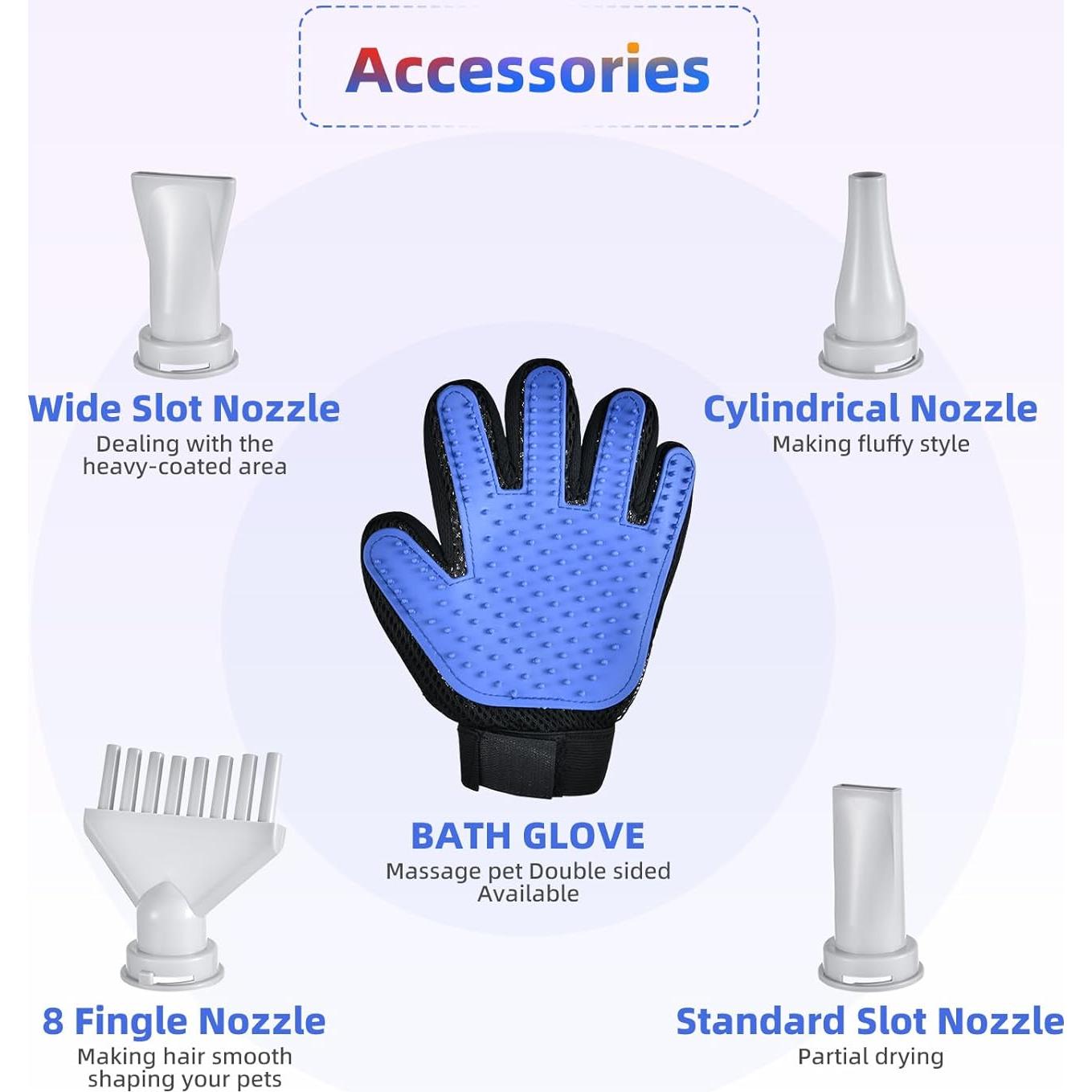 Secador de Perros Entosun PHD2800W 2800W Rosa Ajustable